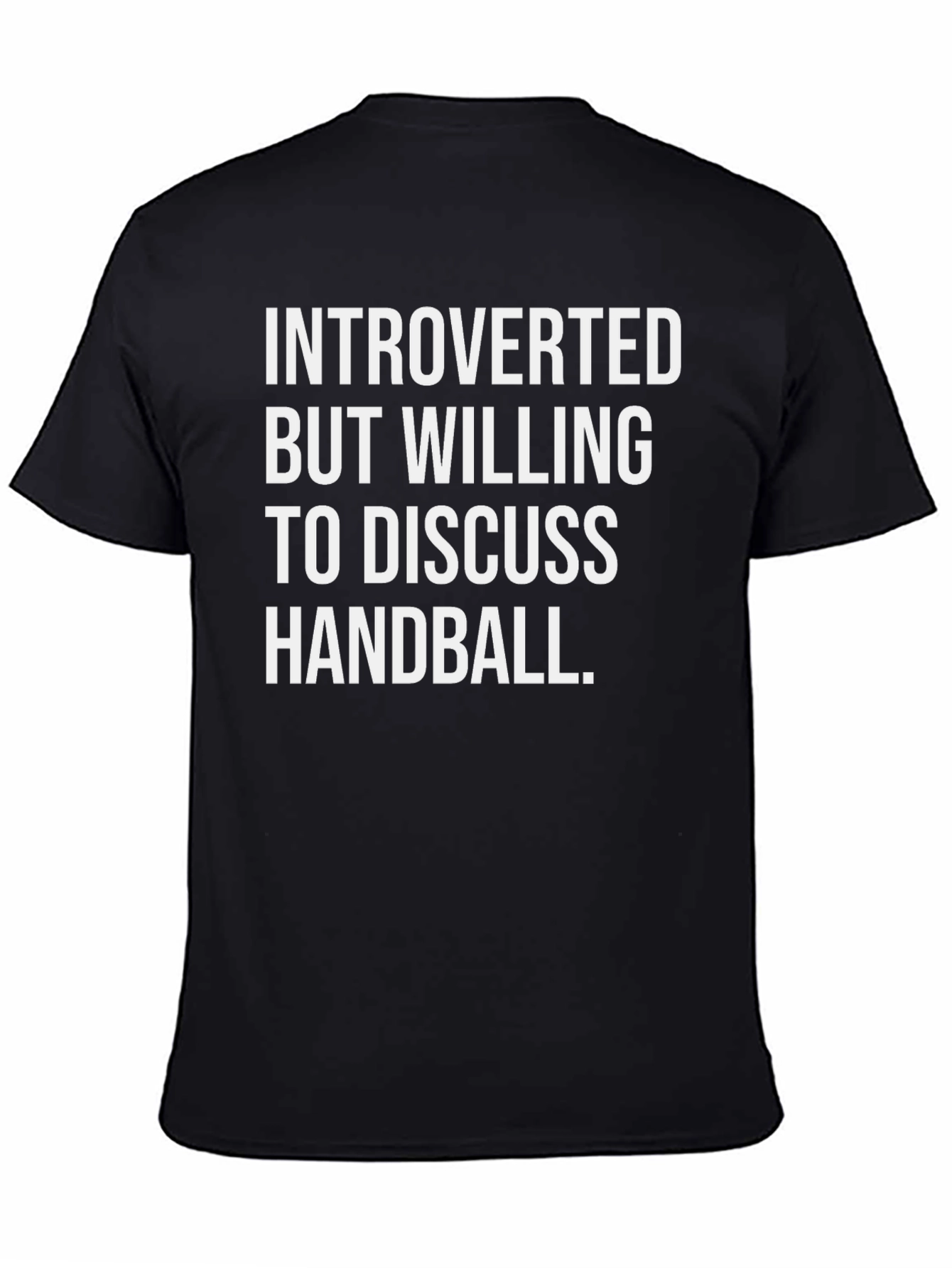 Introverted Handball T-Shirt - Black