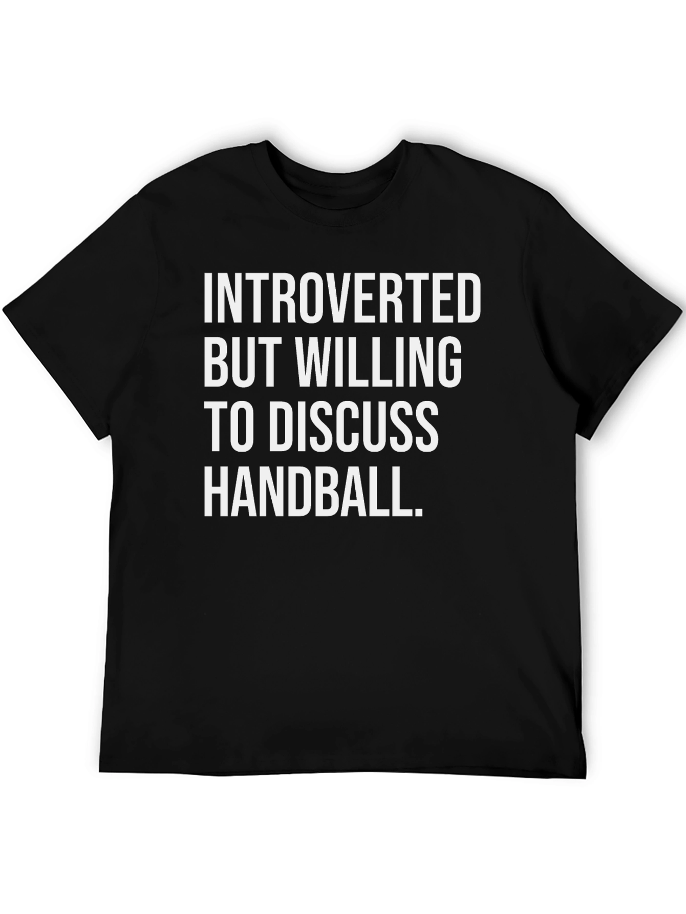 Introverted Handball T-Shirt - Black