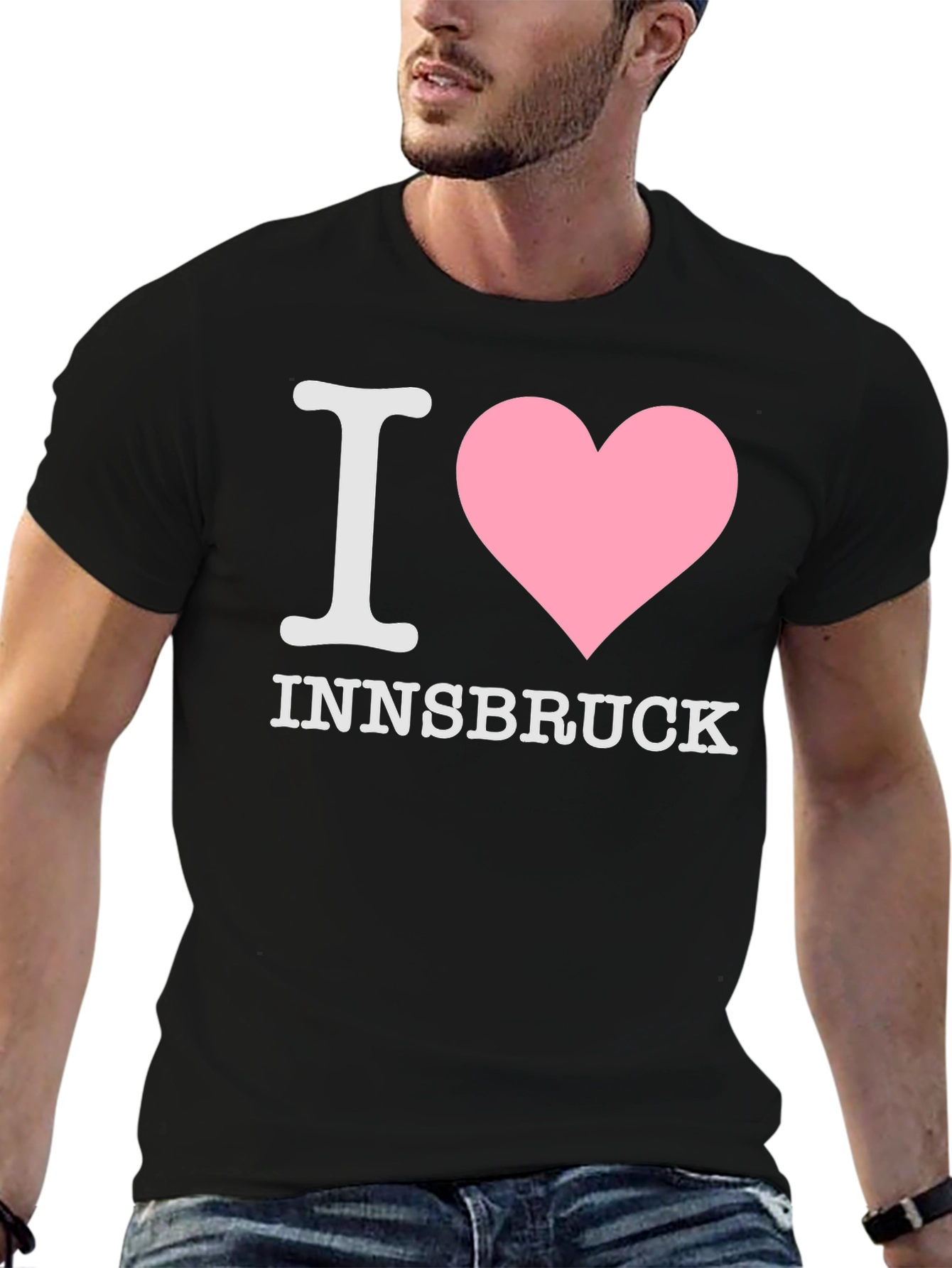 I Love Innsbruck Black T-Shirt