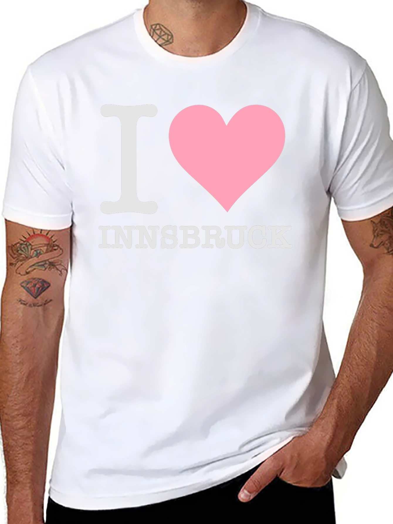 I Love Innsbruck Black T-Shirt