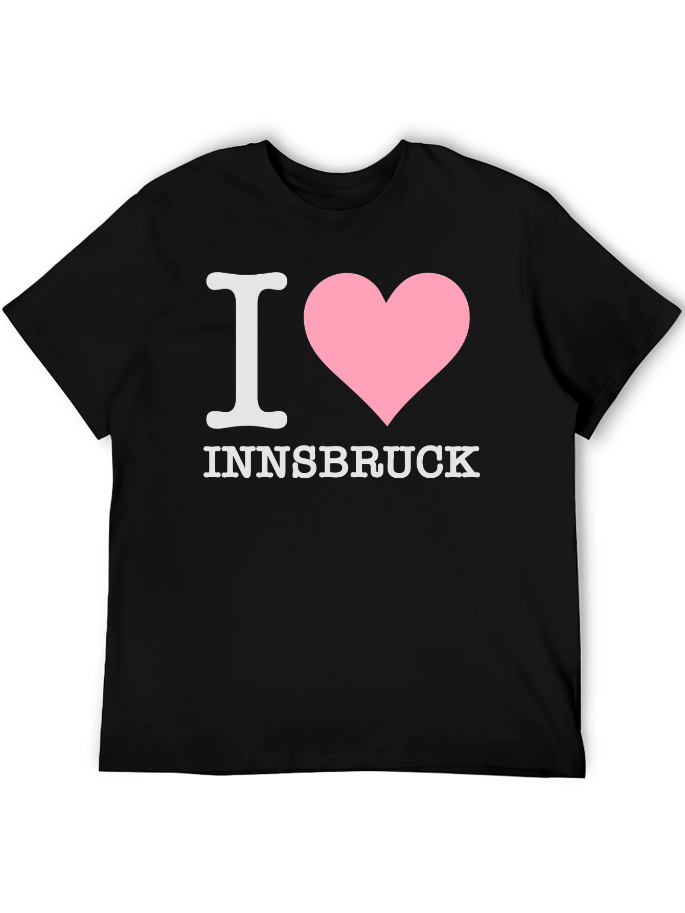 I Love Innsbruck Black T-Shirt
