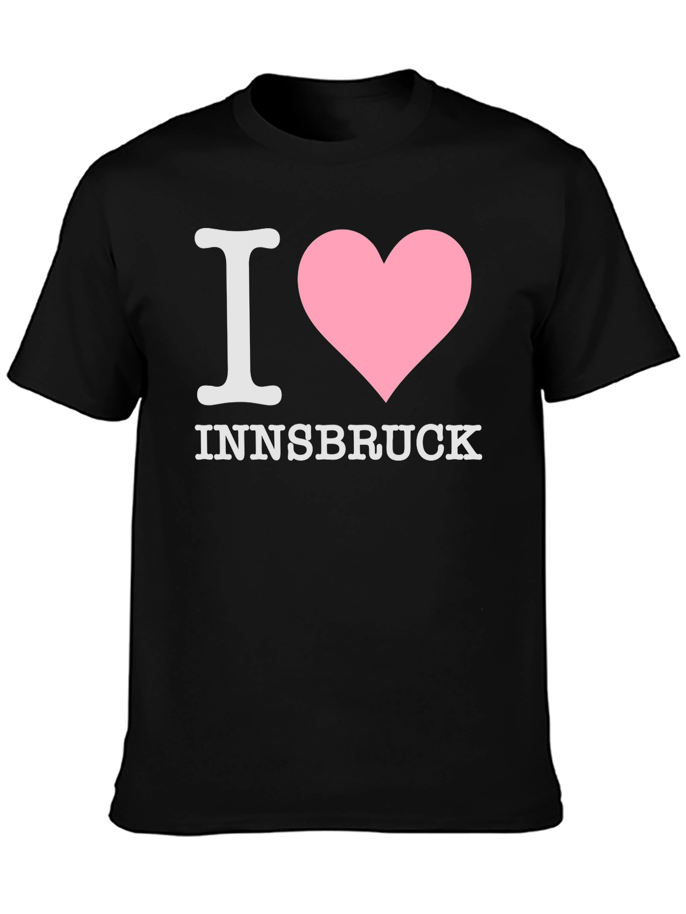 I Love Innsbruck Black T-Shirt