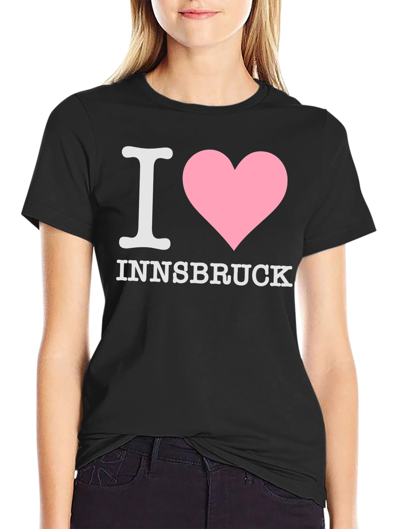 I Love Innsbruck Black T-Shirt