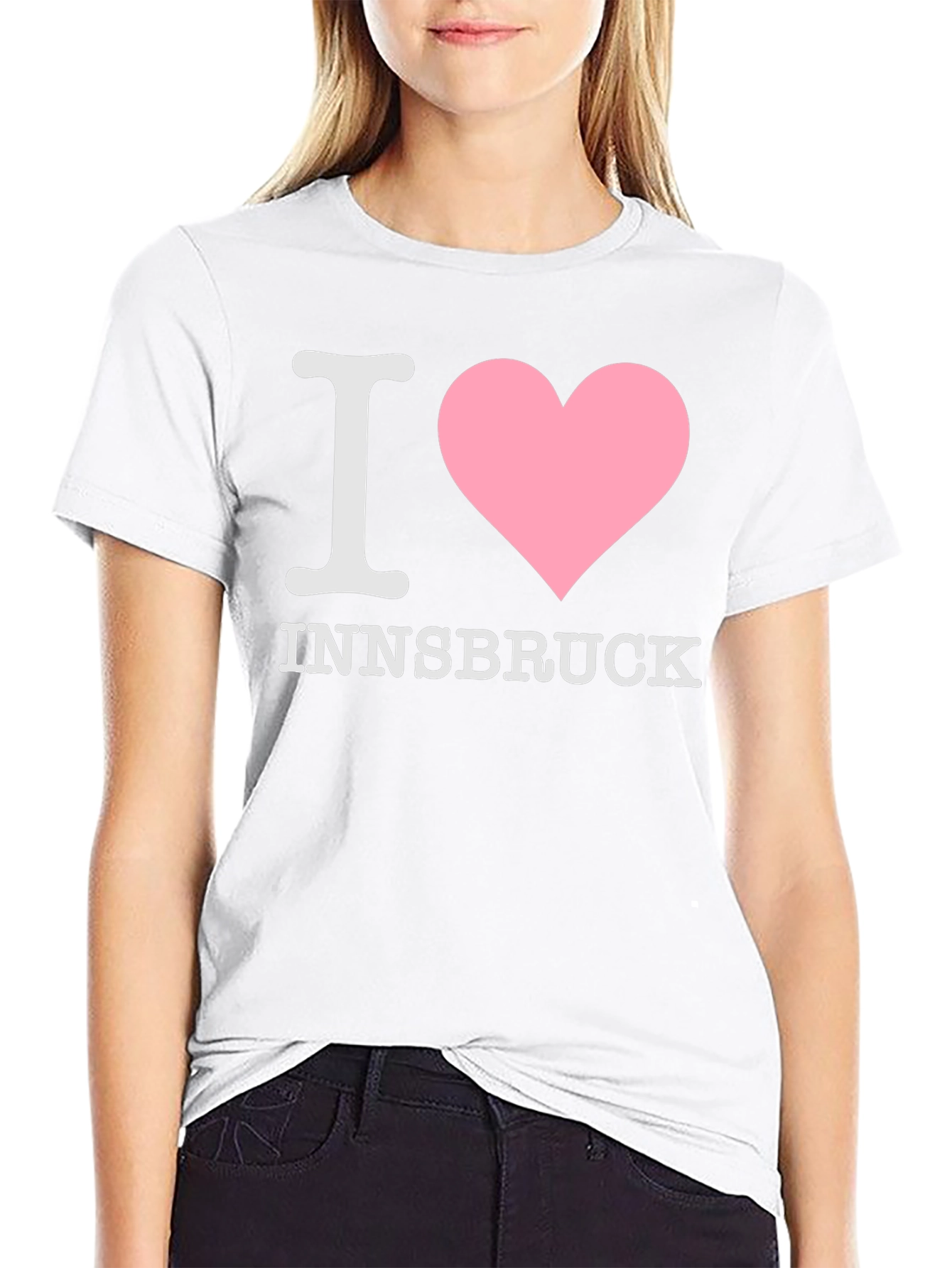 I Love Innsbruck Black T-Shirt