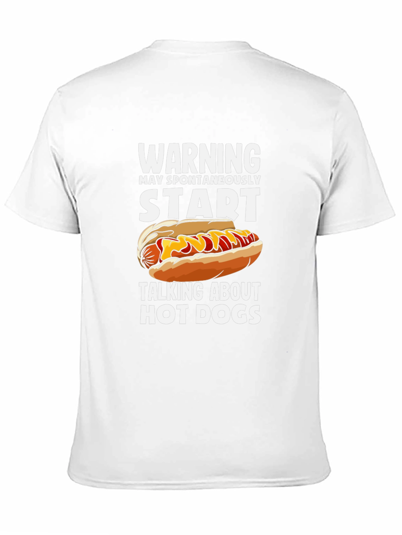 Warning Hot Dog T-Shirt