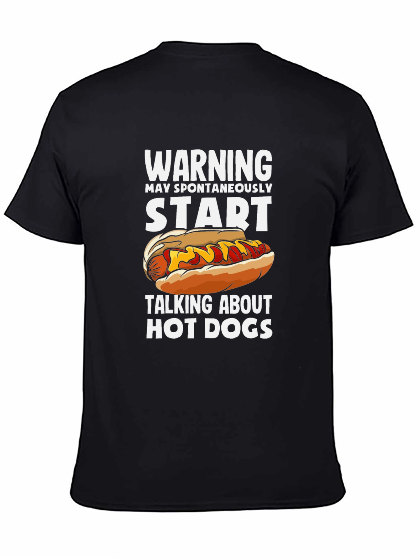 Warning Hot Dog T-Shirt