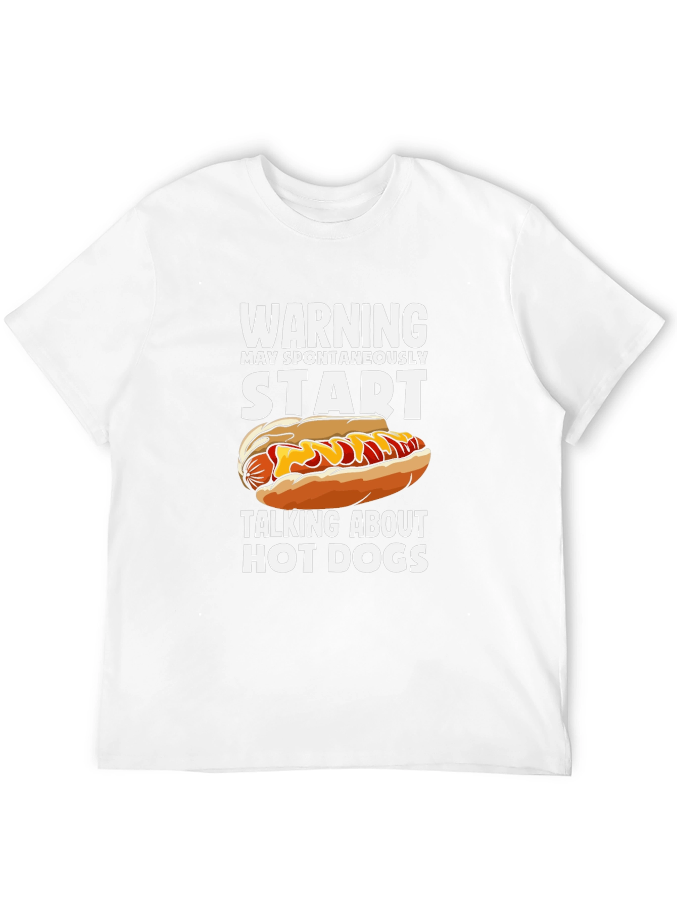 Warning Hot Dog T-Shirt
