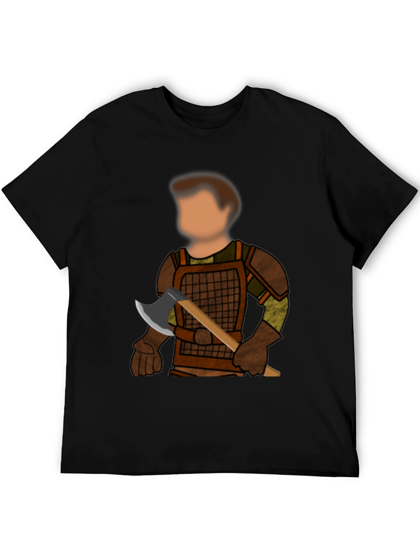 Warrior Graphic Black T-Shirt
