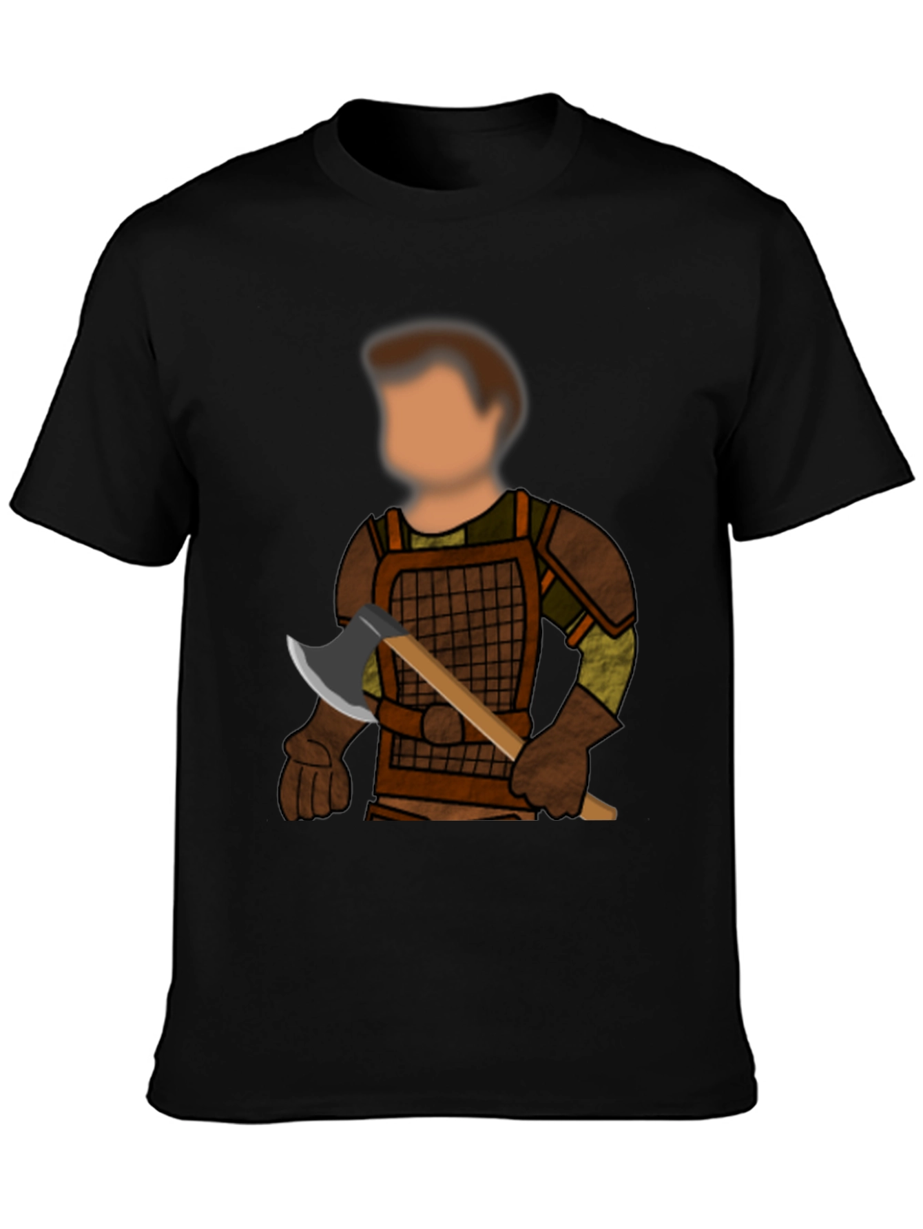 Warrior Graphic Black T-Shirt