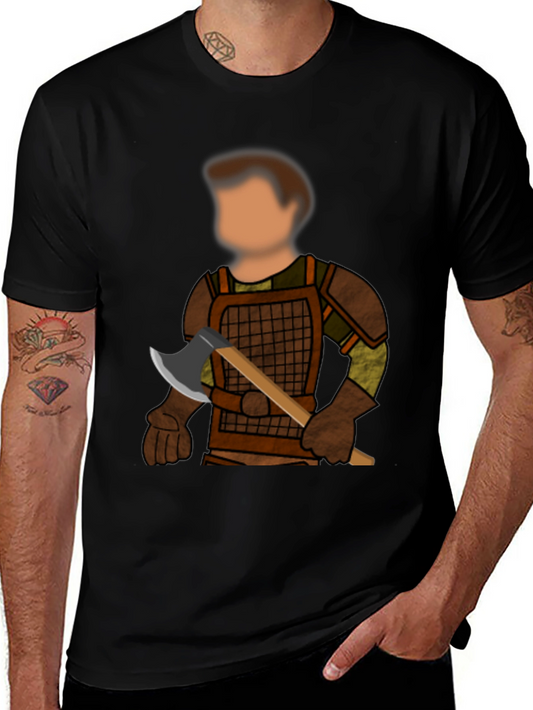 Warrior Graphic Black T-Shirt