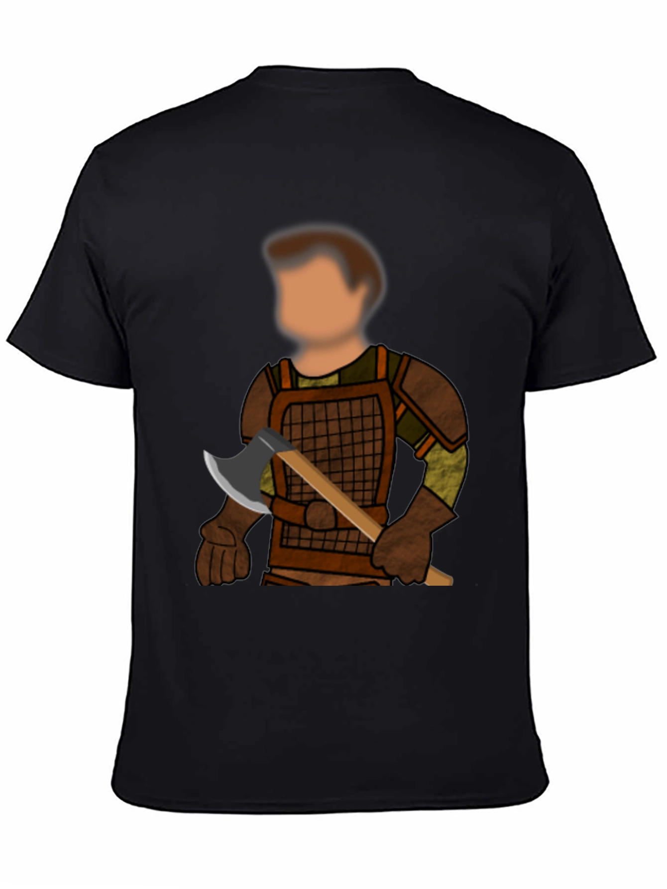 Warrior Graphic Black T-Shirt