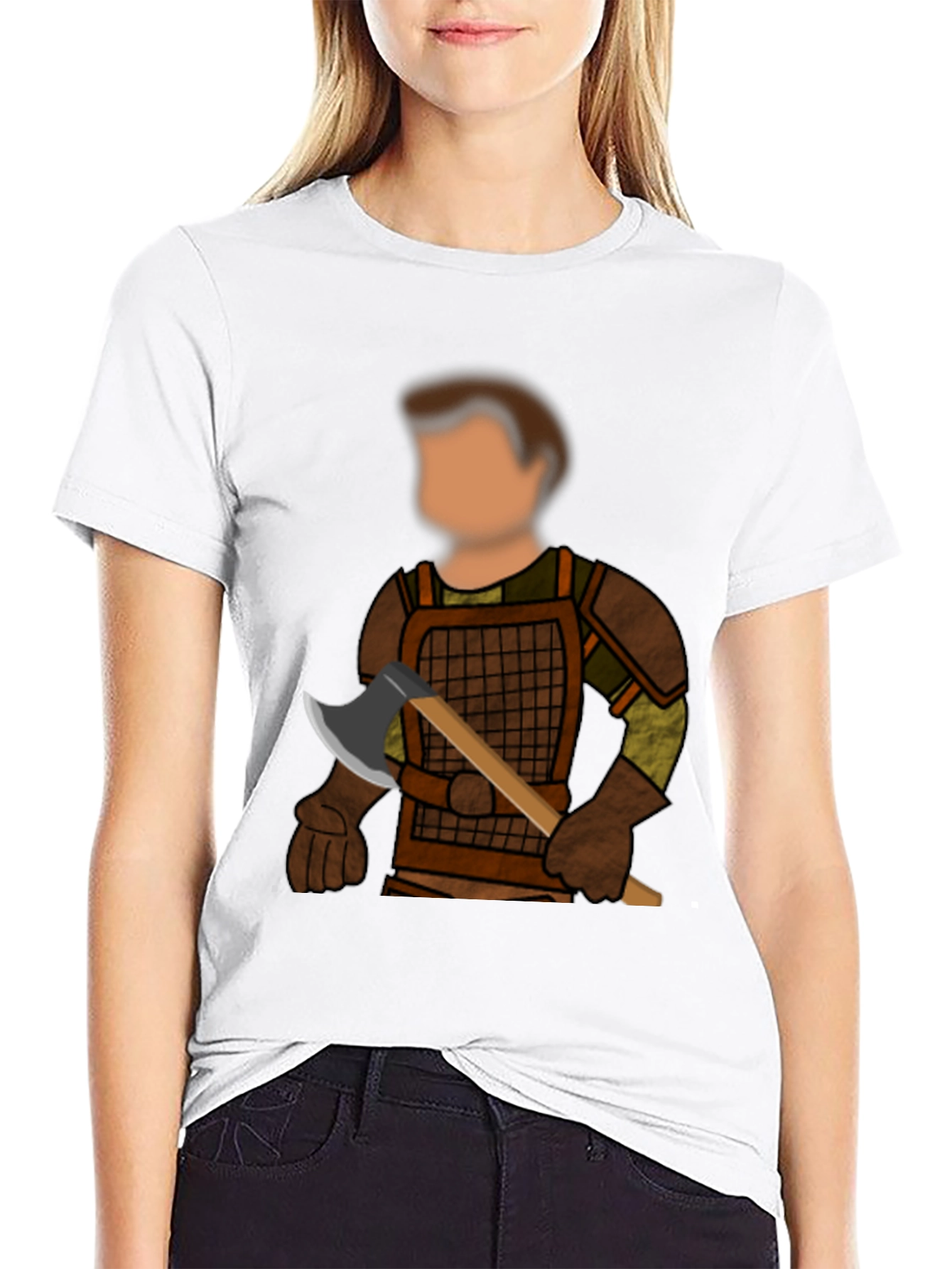 Warrior Graphic Black T-Shirt