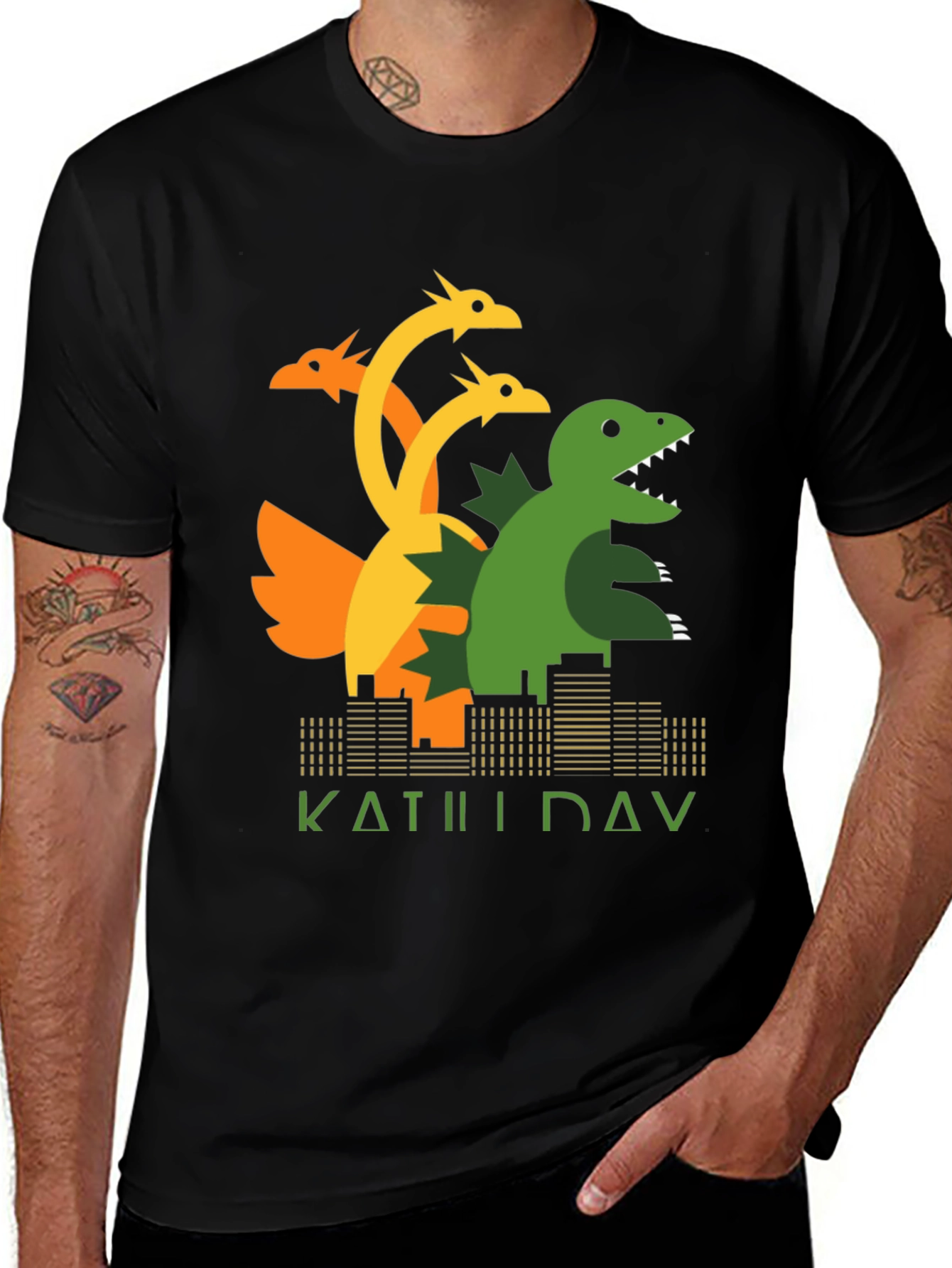 Monster Graphic Tee - Kaiju Godzilla T-Shirt