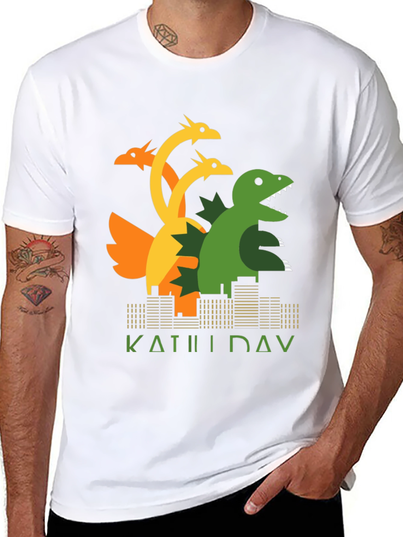 Monster Graphic Tee - Kaiju Godzilla T-Shirt