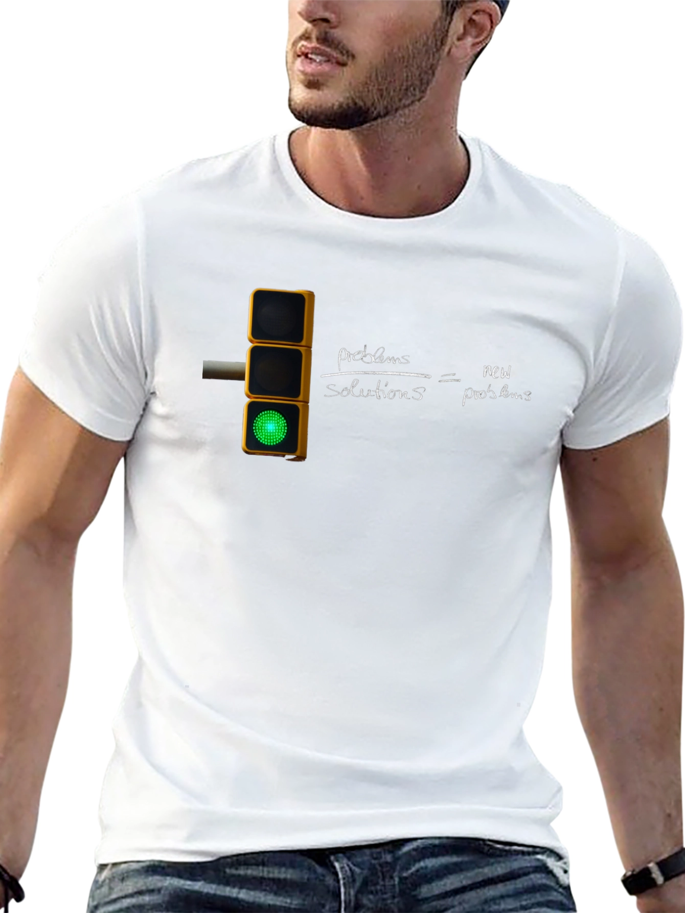Traffic Light Equation Graphic T-Shirt