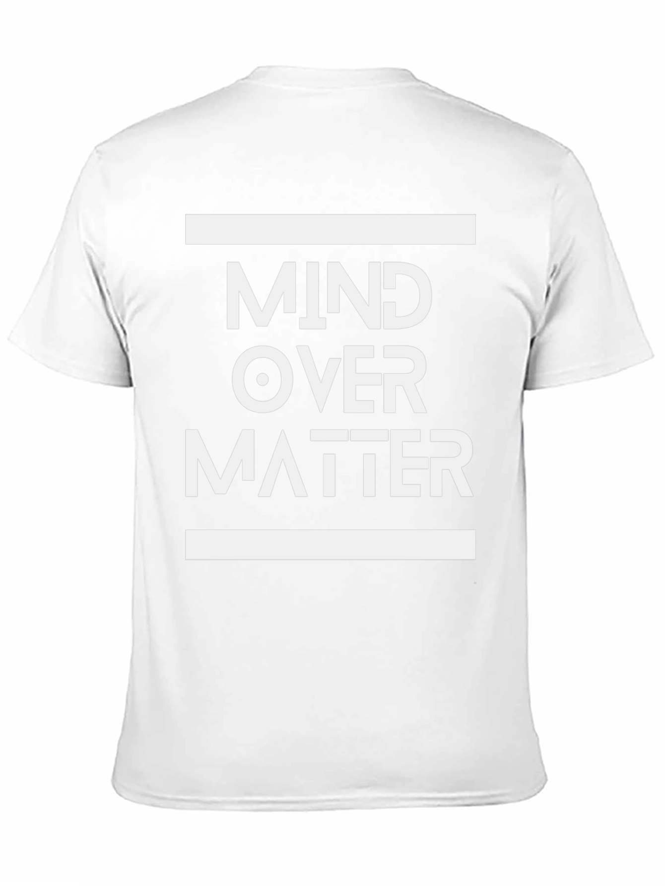 Mind Over Matter Graphic Tee - Black Casual T-Shirt