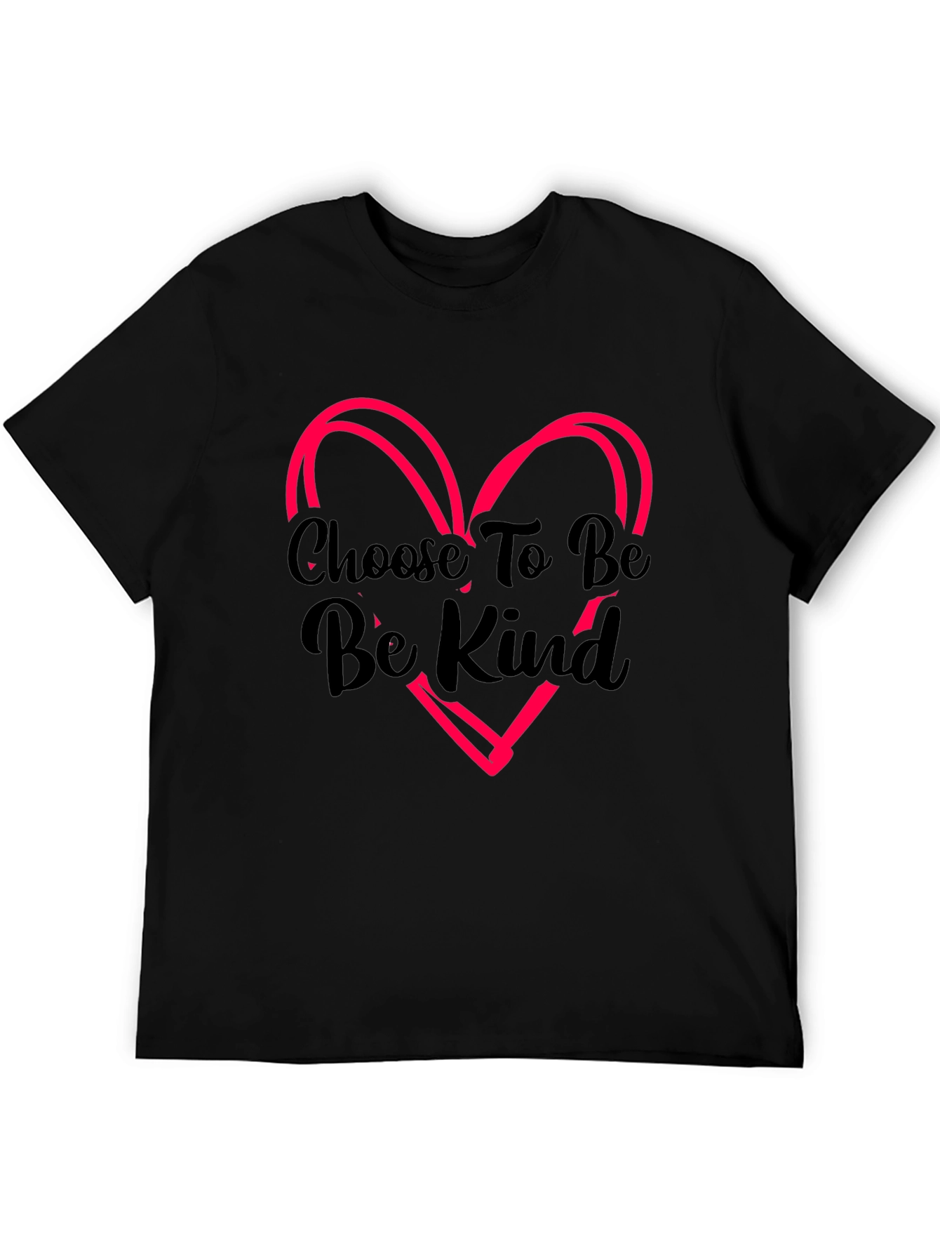 Choose To Be Kind Graphic Tee Black