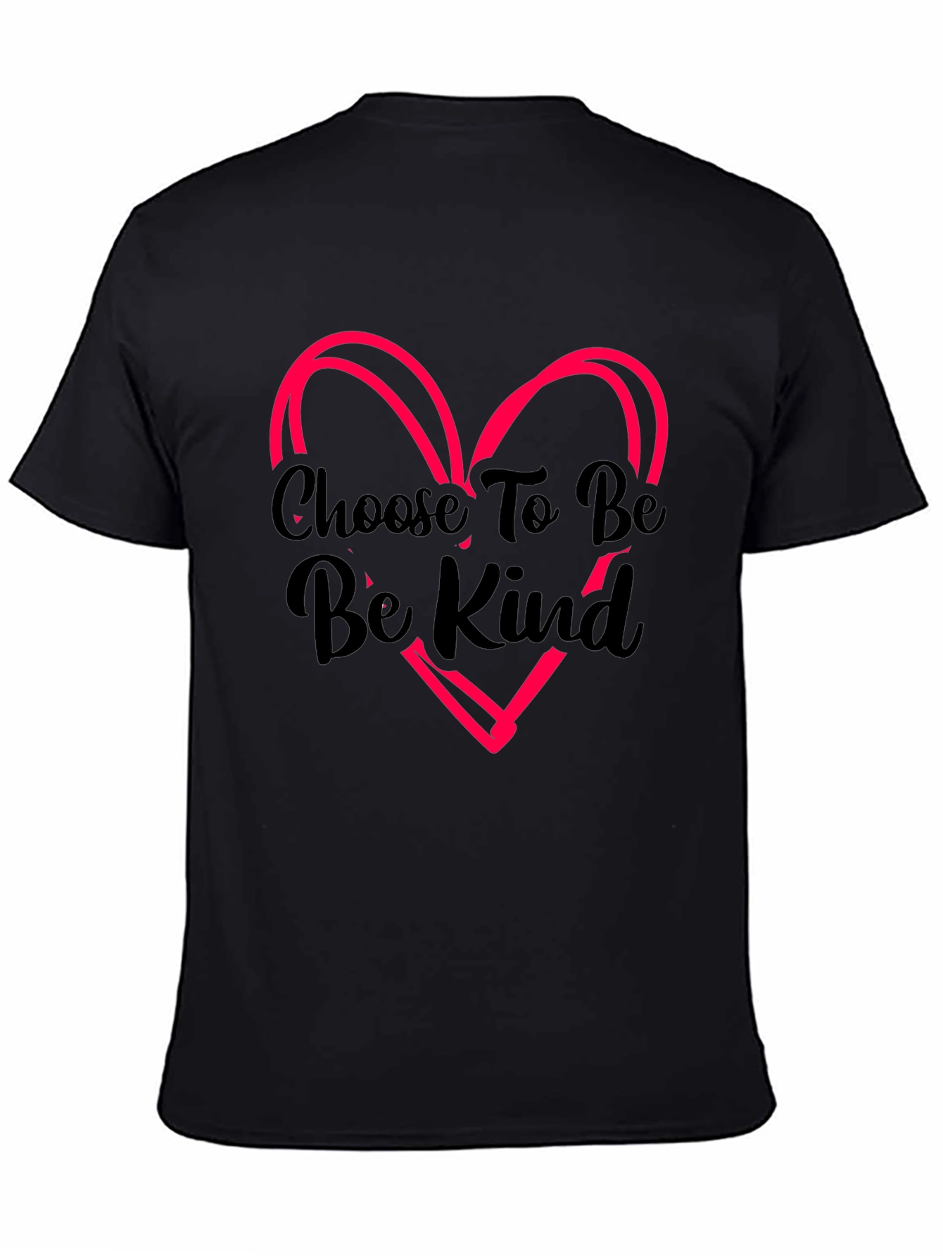 Choose To Be Kind Graphic Tee Black