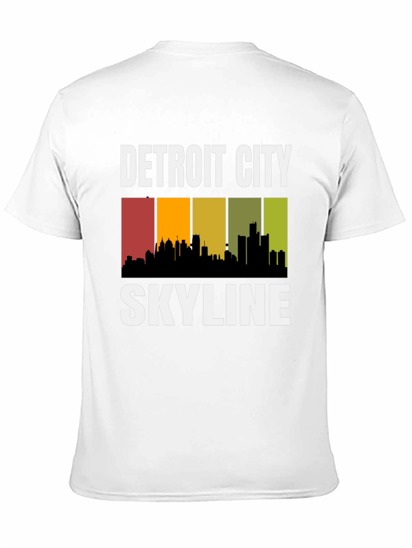 Detroit City Skyline Graphic T-Shirt