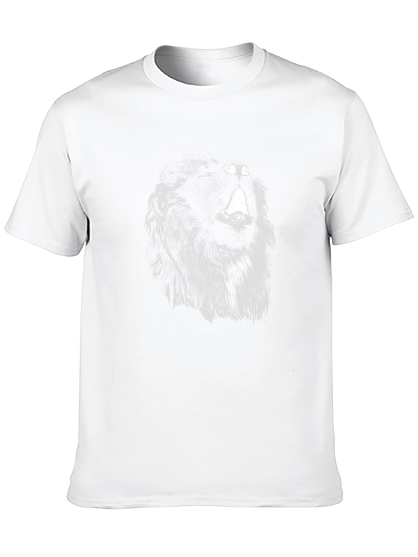 Black Lion Graphic Tee - Mens Fashion