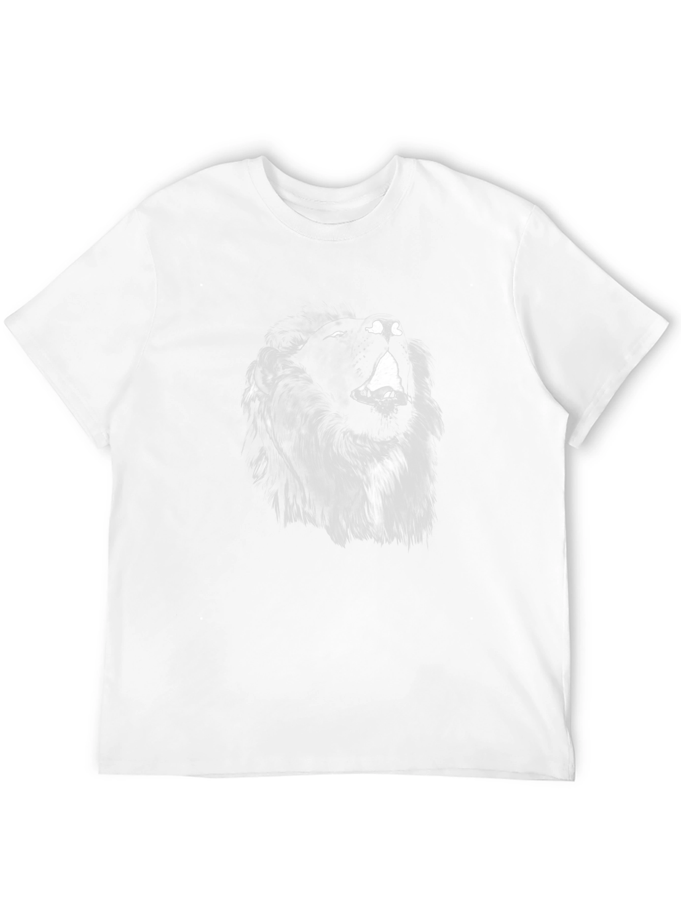 Black Lion Graphic Tee - Mens Fashion