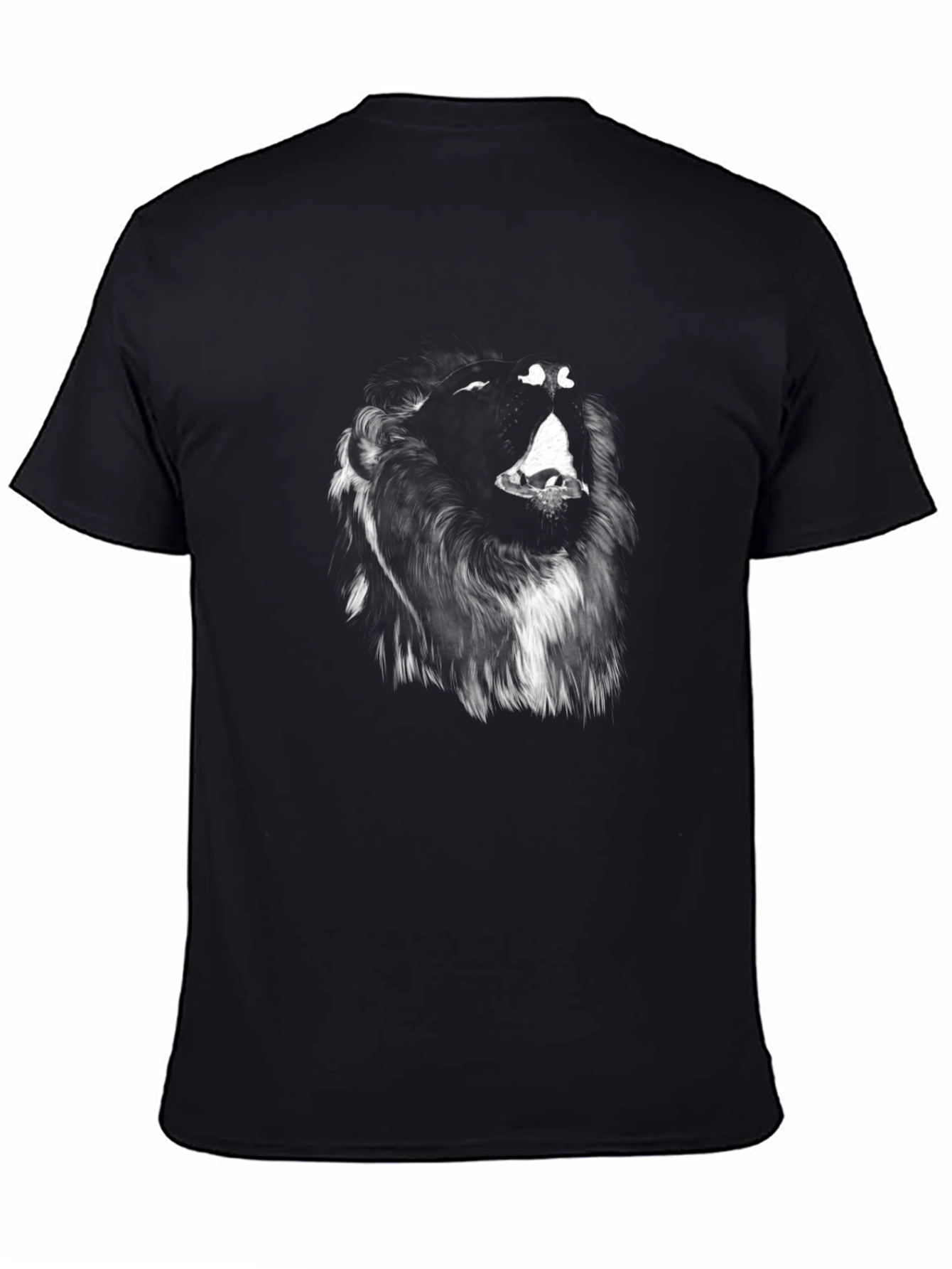Black Lion Graphic Tee - Mens Fashion