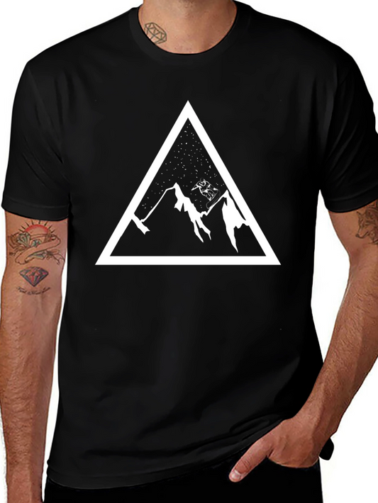 Mountain Biker Graphic Tee - Adventure Awaits!