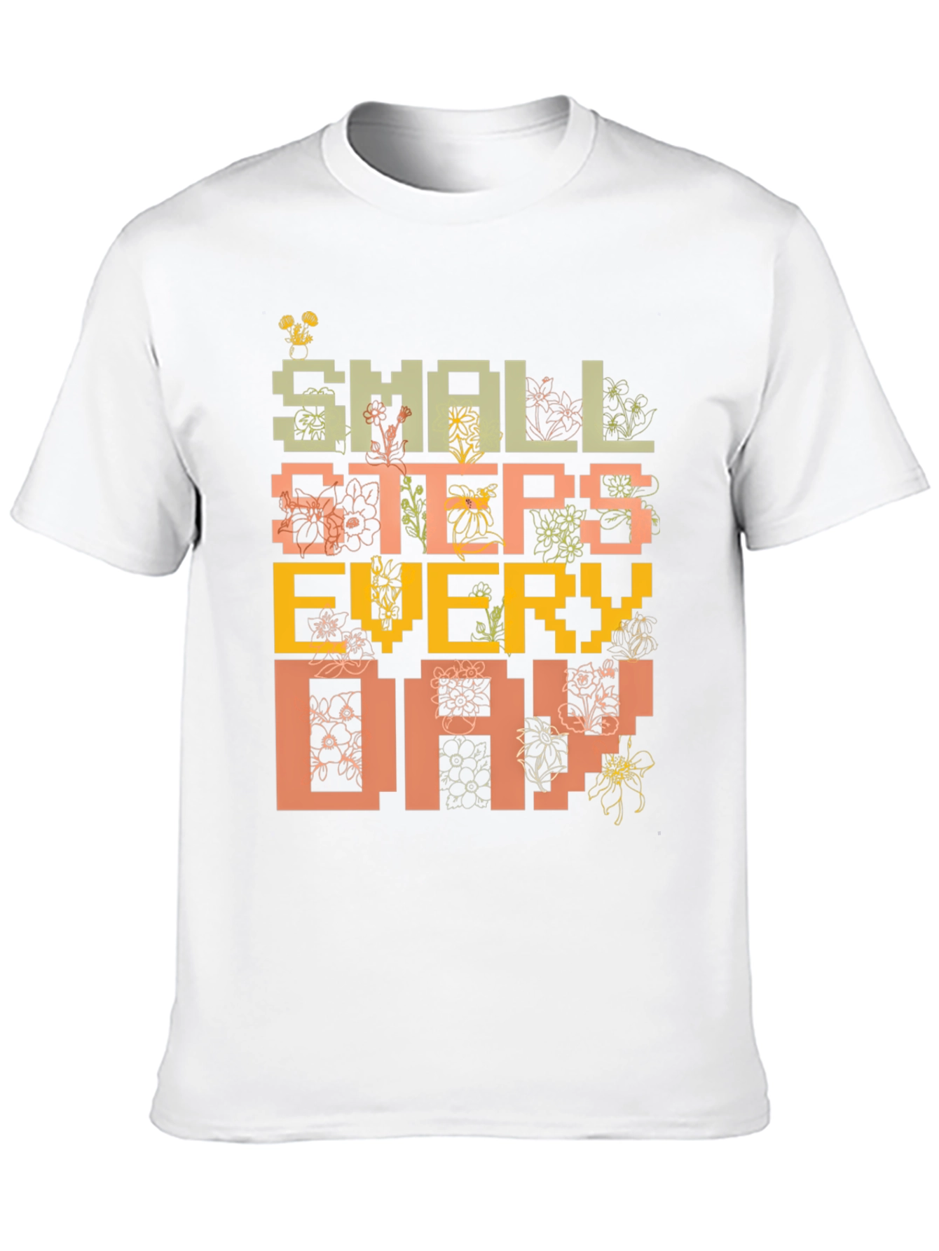 Small Steps Everyday Graphic Tee - Black
