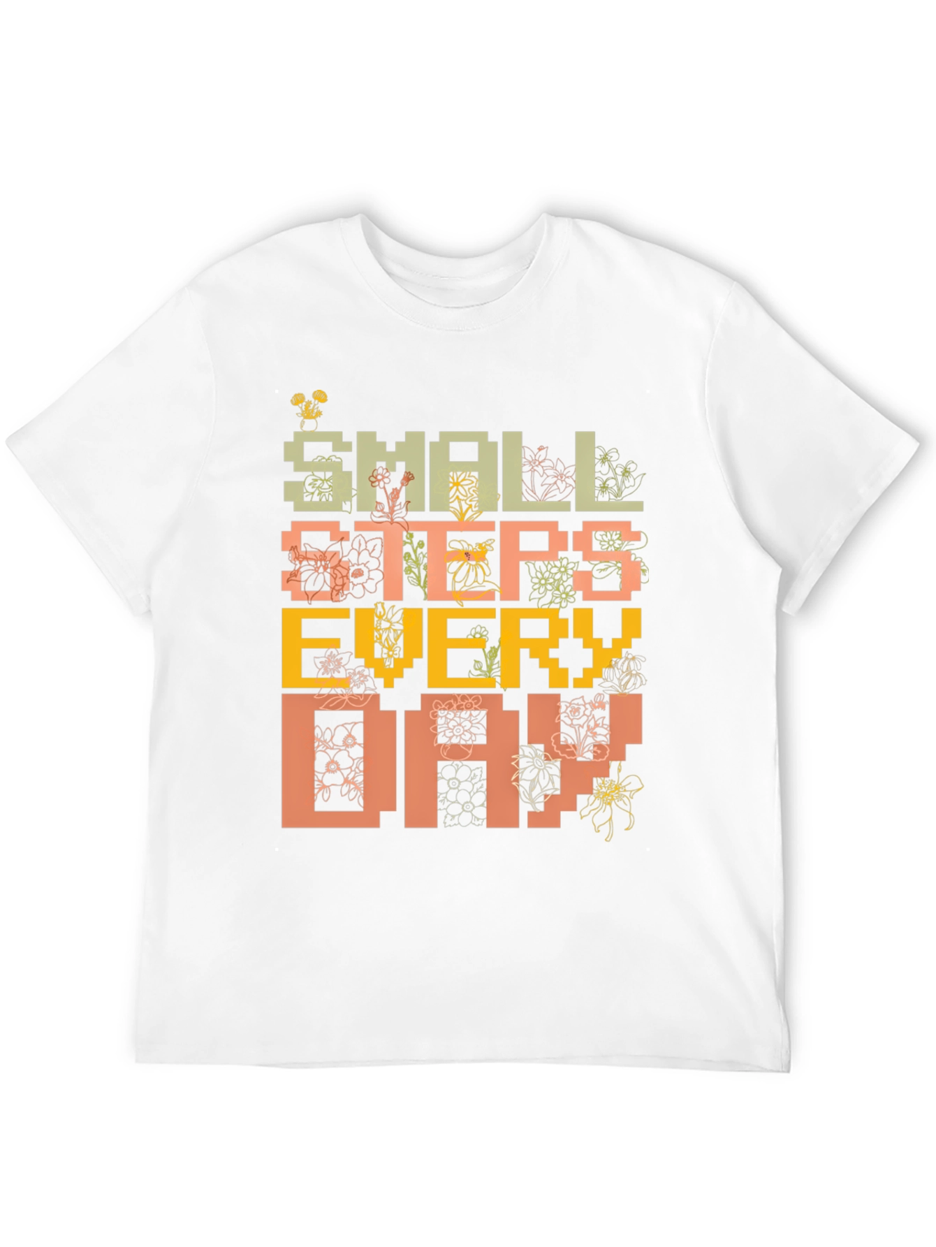 Small Steps Everyday Graphic Tee - Black