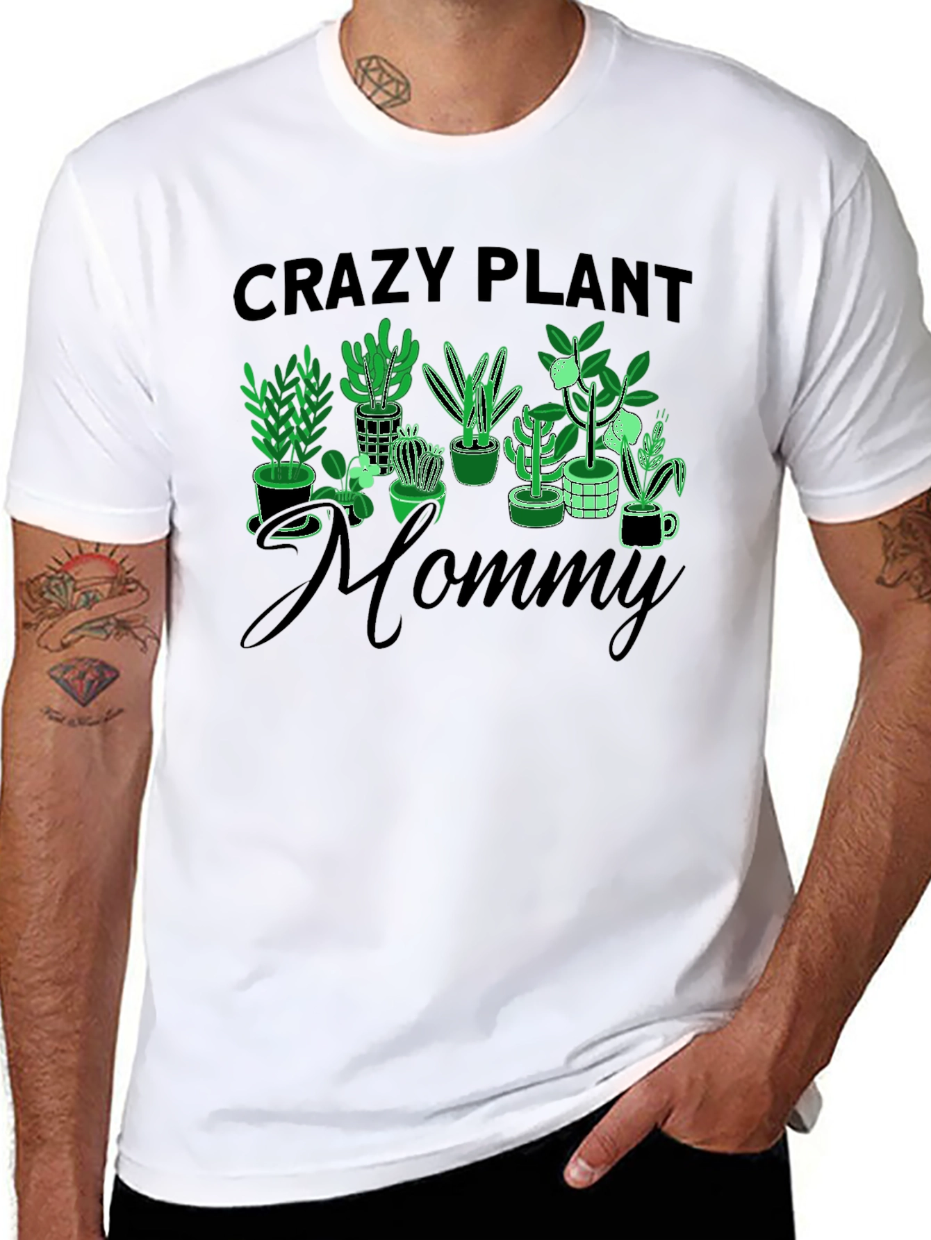 Crazy Plant Mommy Graphic Tee