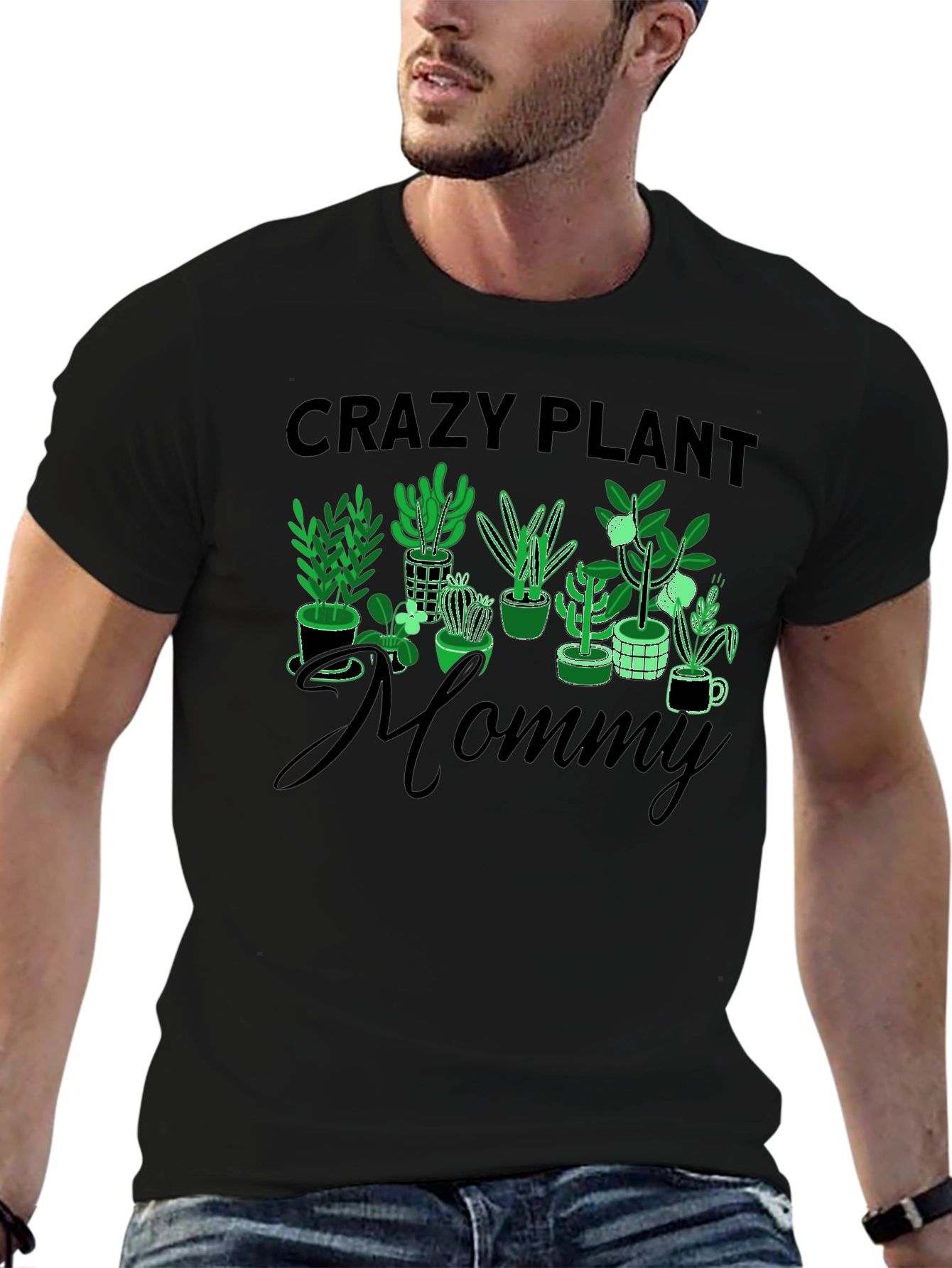 Crazy Plant Mommy Graphic Tee