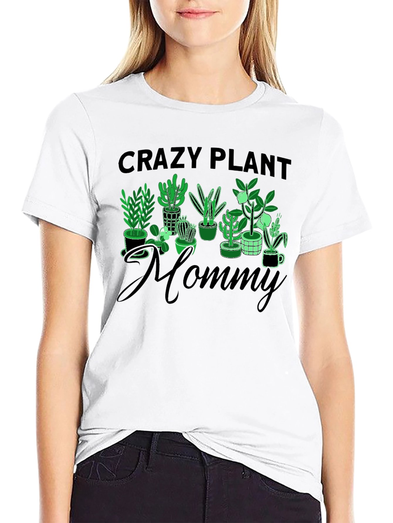 Crazy Plant Mommy Graphic Tee