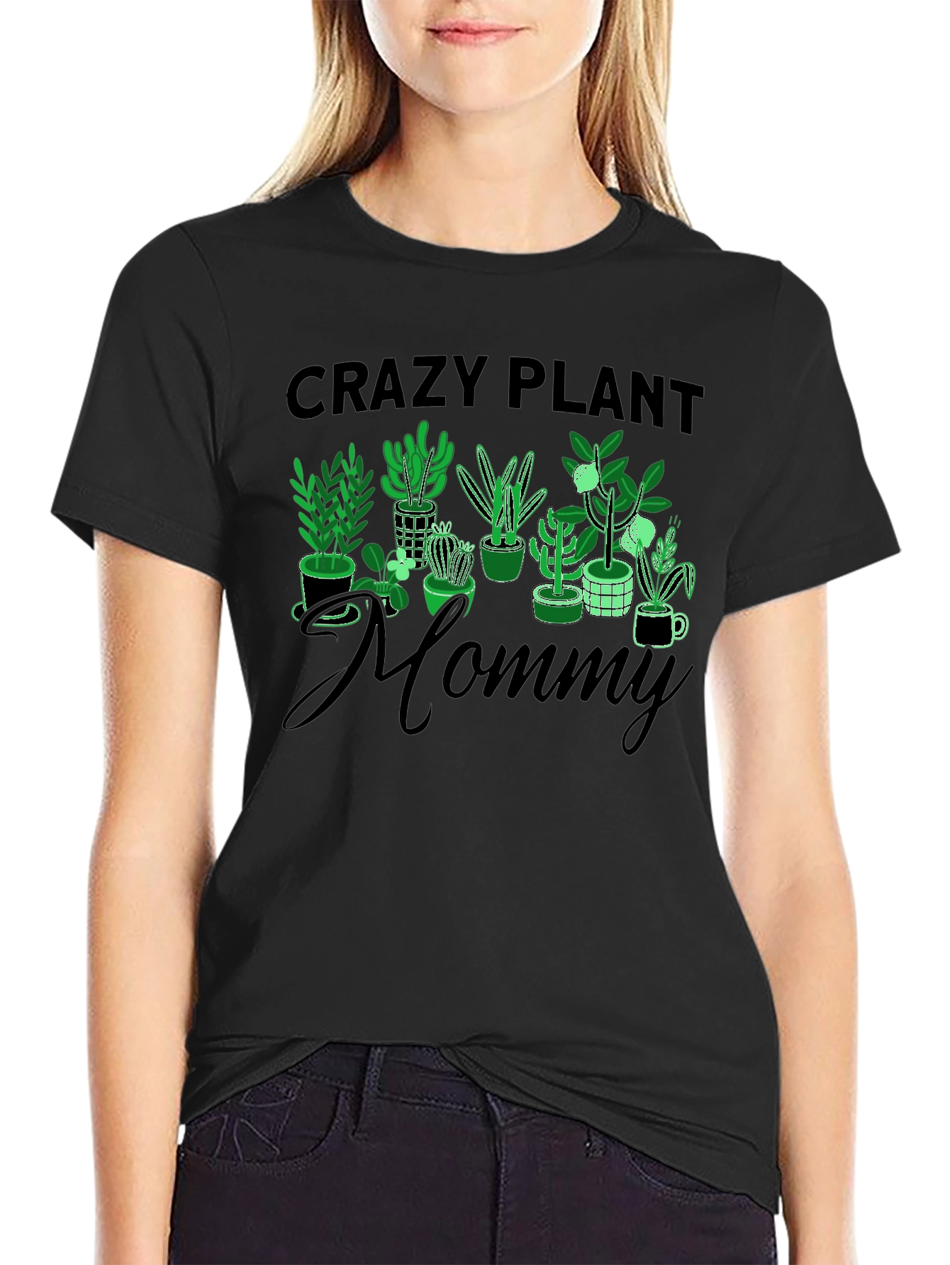 Crazy Plant Mommy Graphic Tee