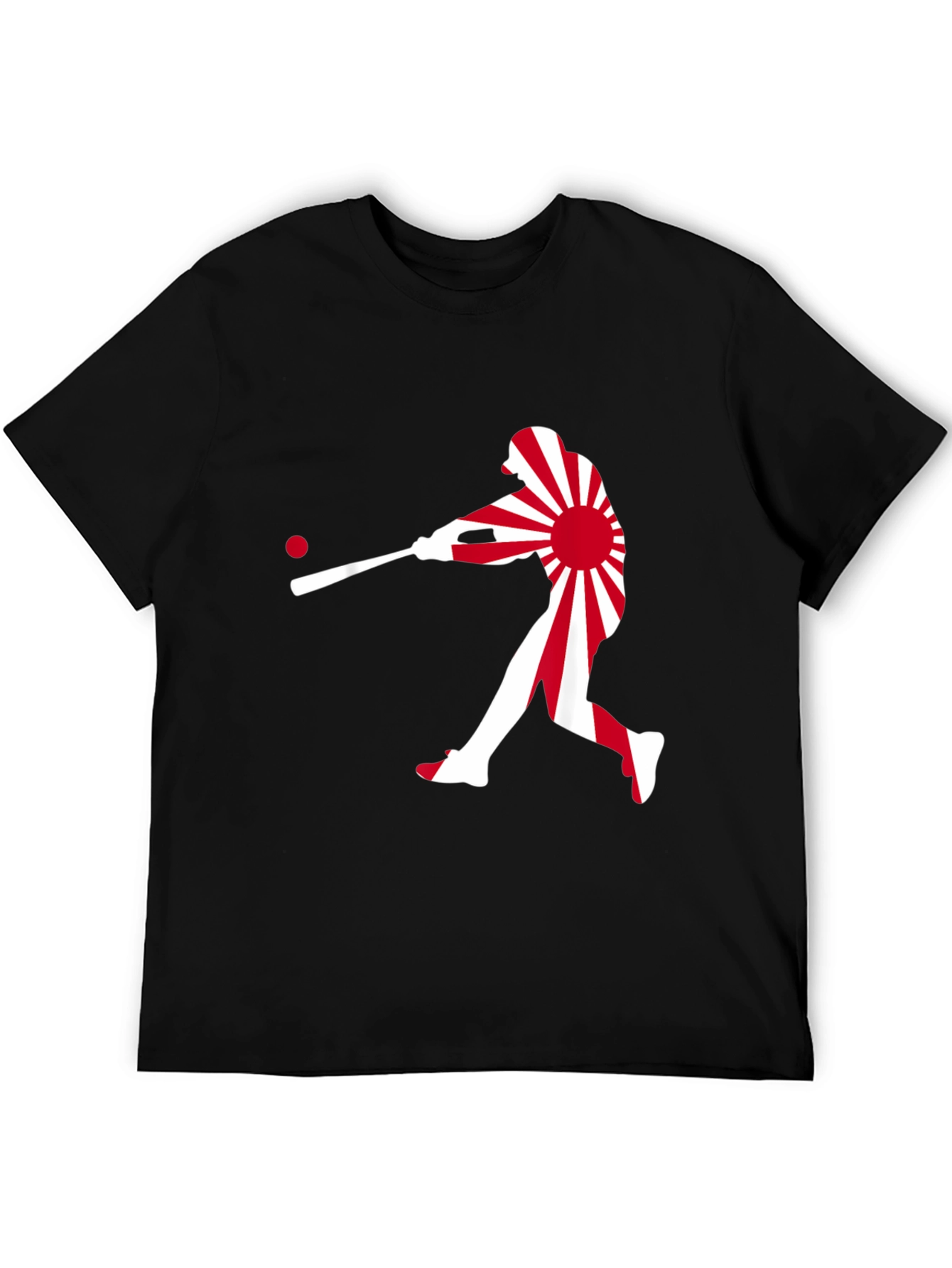 Baseball Japan Flag T-Shirt