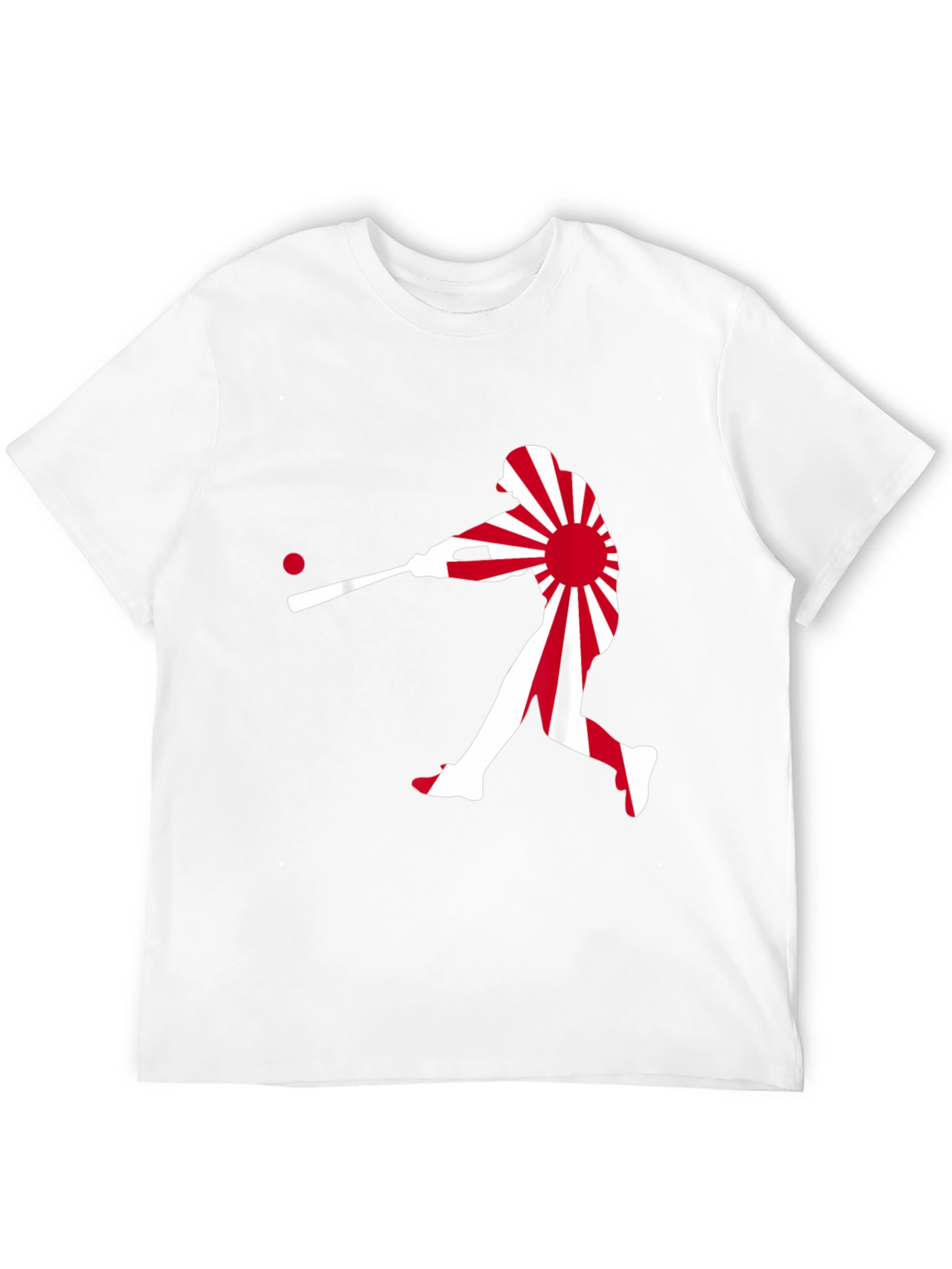 Baseball Japan Flag T-Shirt