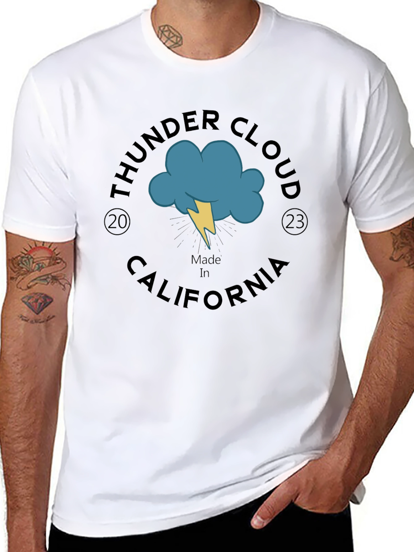 Thunder Cloud Graphic T-Shirt - Made in California