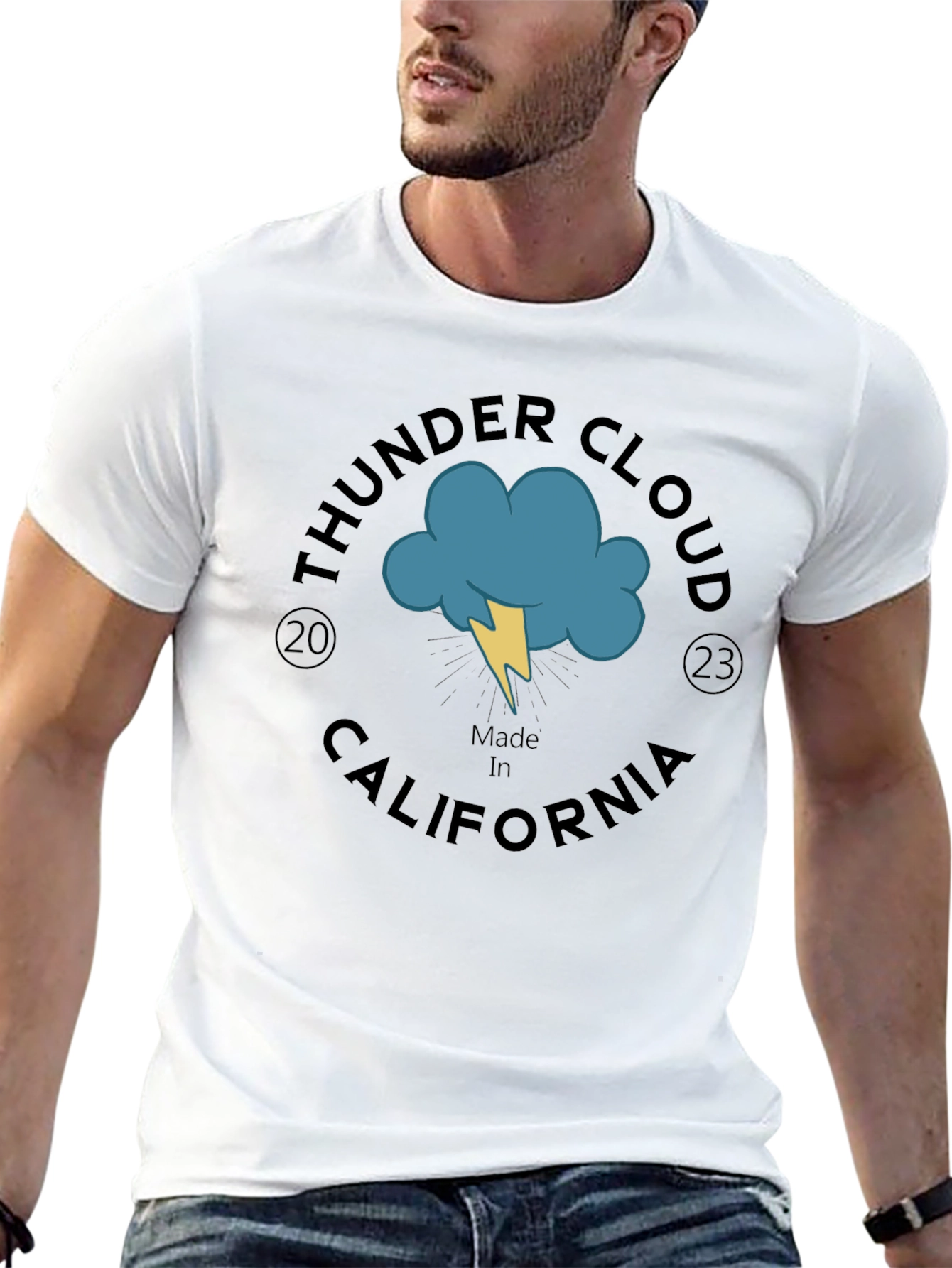 Thunder Cloud Graphic T-Shirt - Made in California