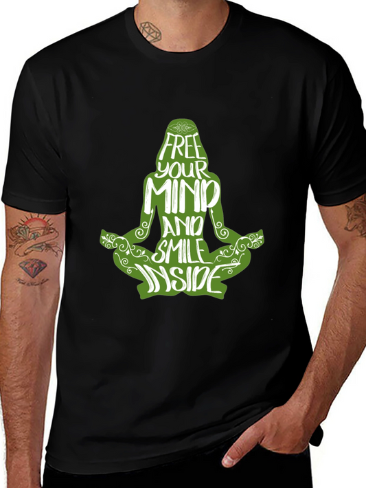 Free Your Mind Graphic Tee - Meditation T-Shirt