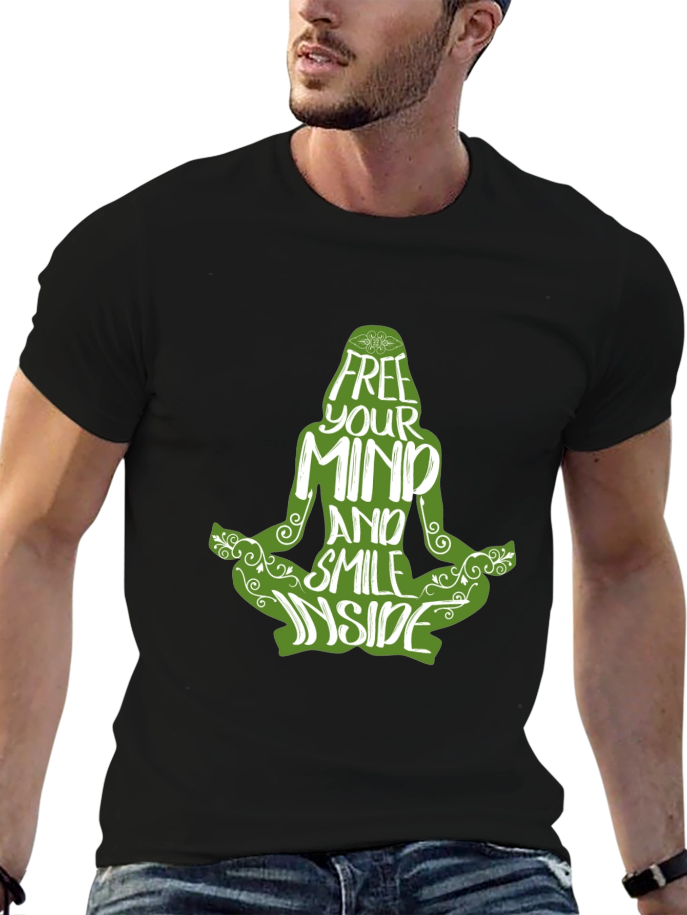 Free Your Mind Graphic Tee - Meditation T-Shirt