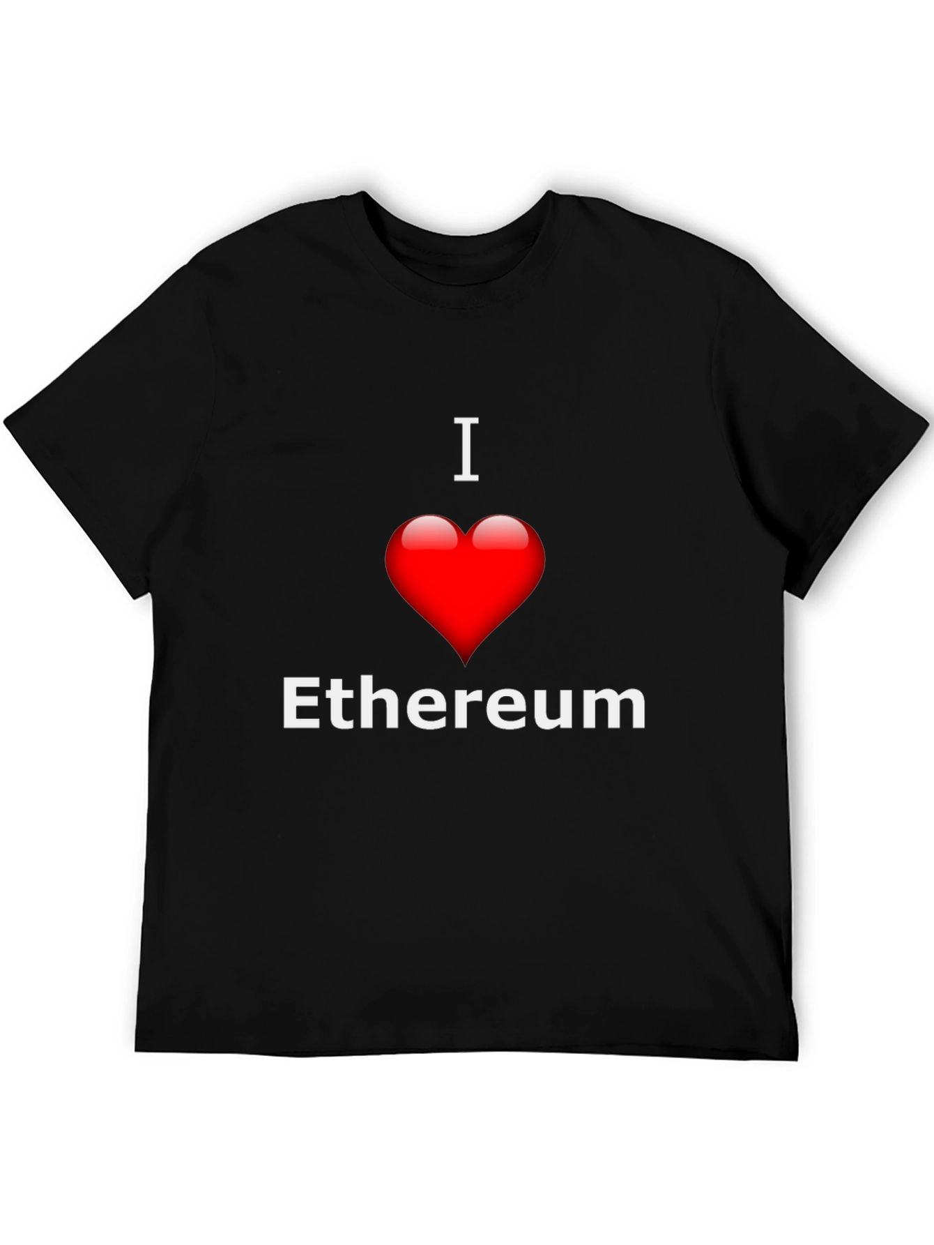 I Love Ethereum T-Shirt - Crypto Fashion