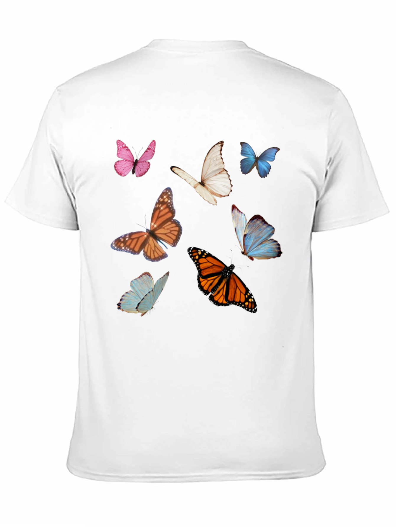 Butterfly Graphic Tee - Nature Inspired Casual Wear