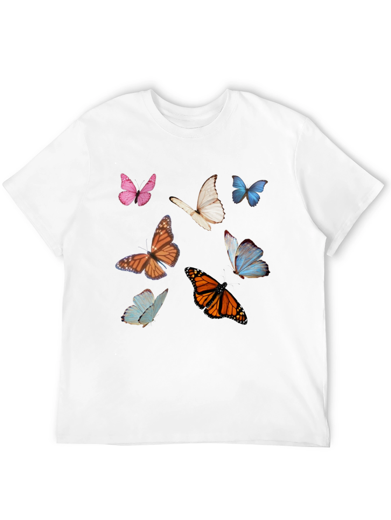 Butterfly Graphic Tee - Nature Inspired Casual Wear