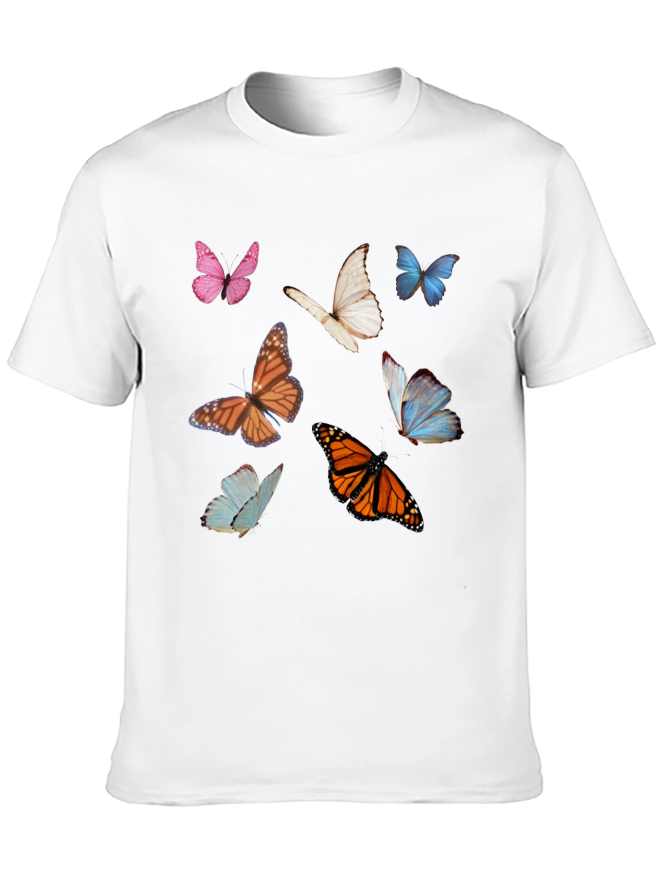 Butterfly Graphic Tee - Nature Inspired Casual Wear