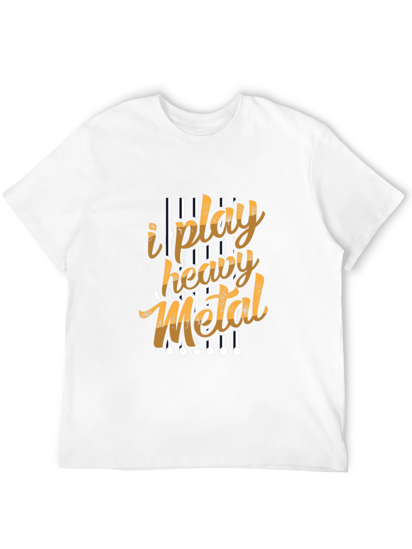 I Play Heavy Metal Graphic Tee - Black