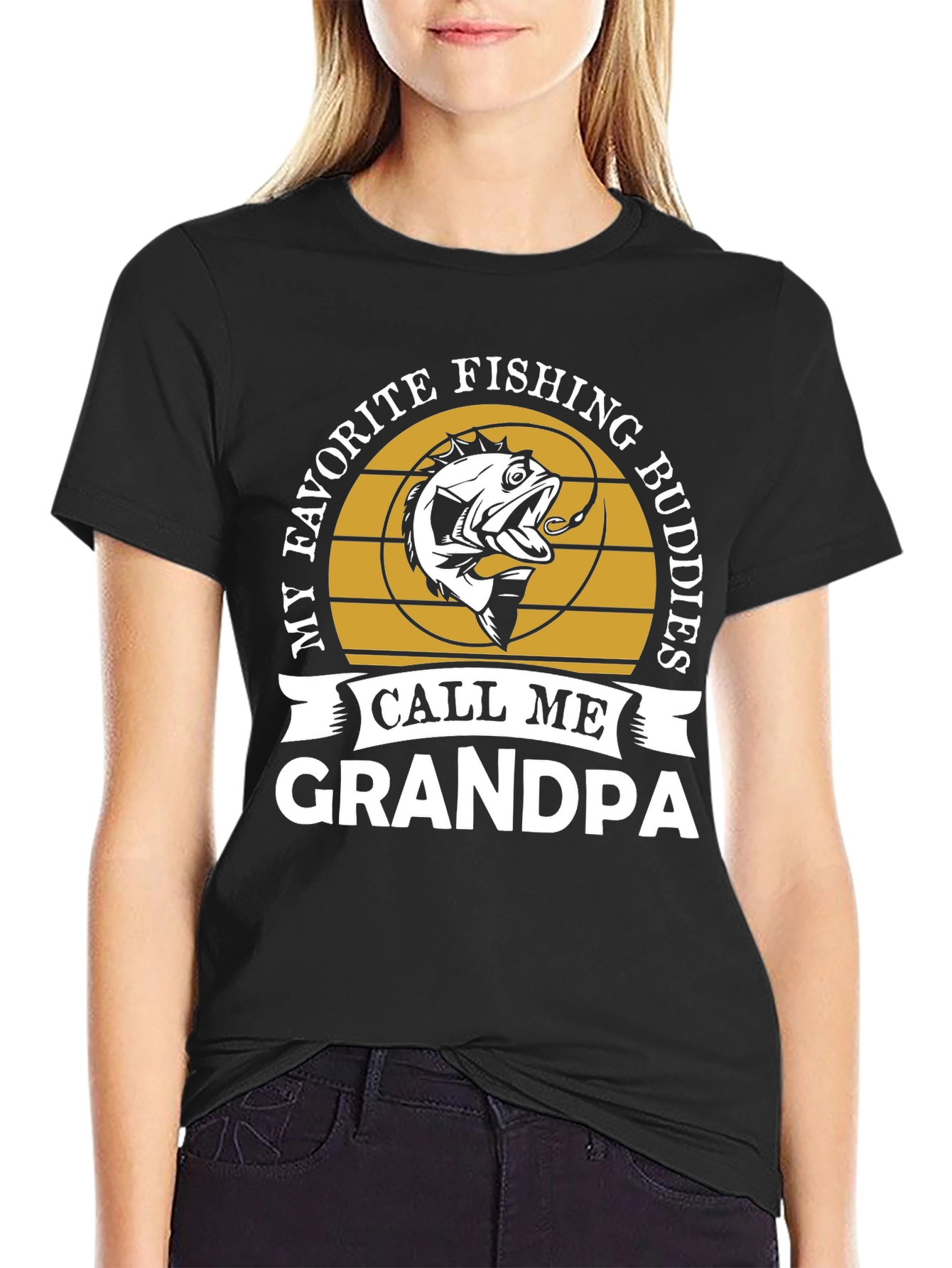 My Favorite Fishing Buddies Call Me Grandpa T-Shirt
