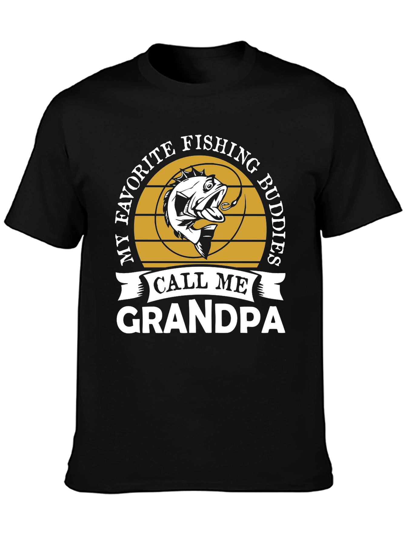 My Favorite Fishing Buddies Call Me Grandpa T-Shirt