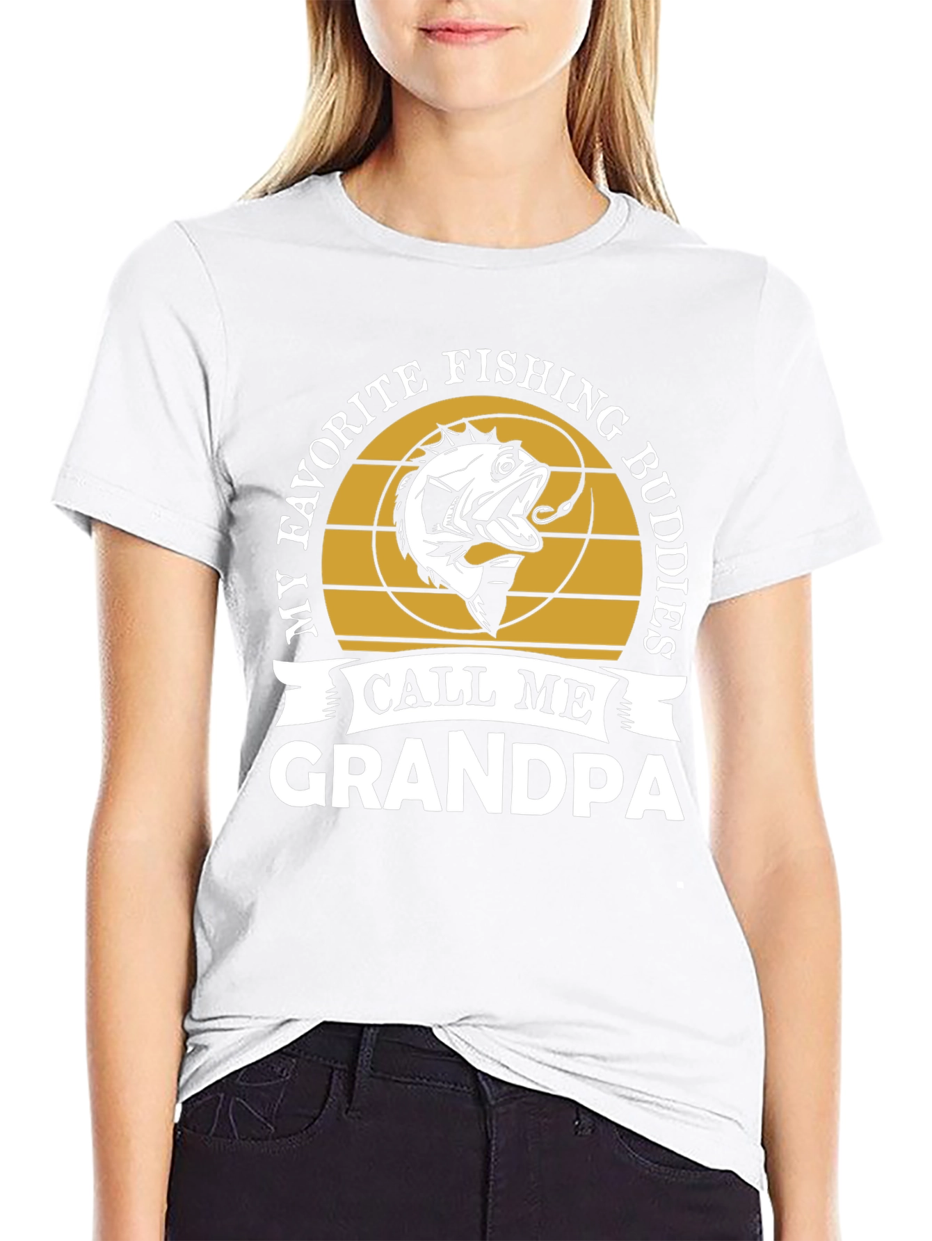 My Favorite Fishing Buddies Call Me Grandpa T-Shirt