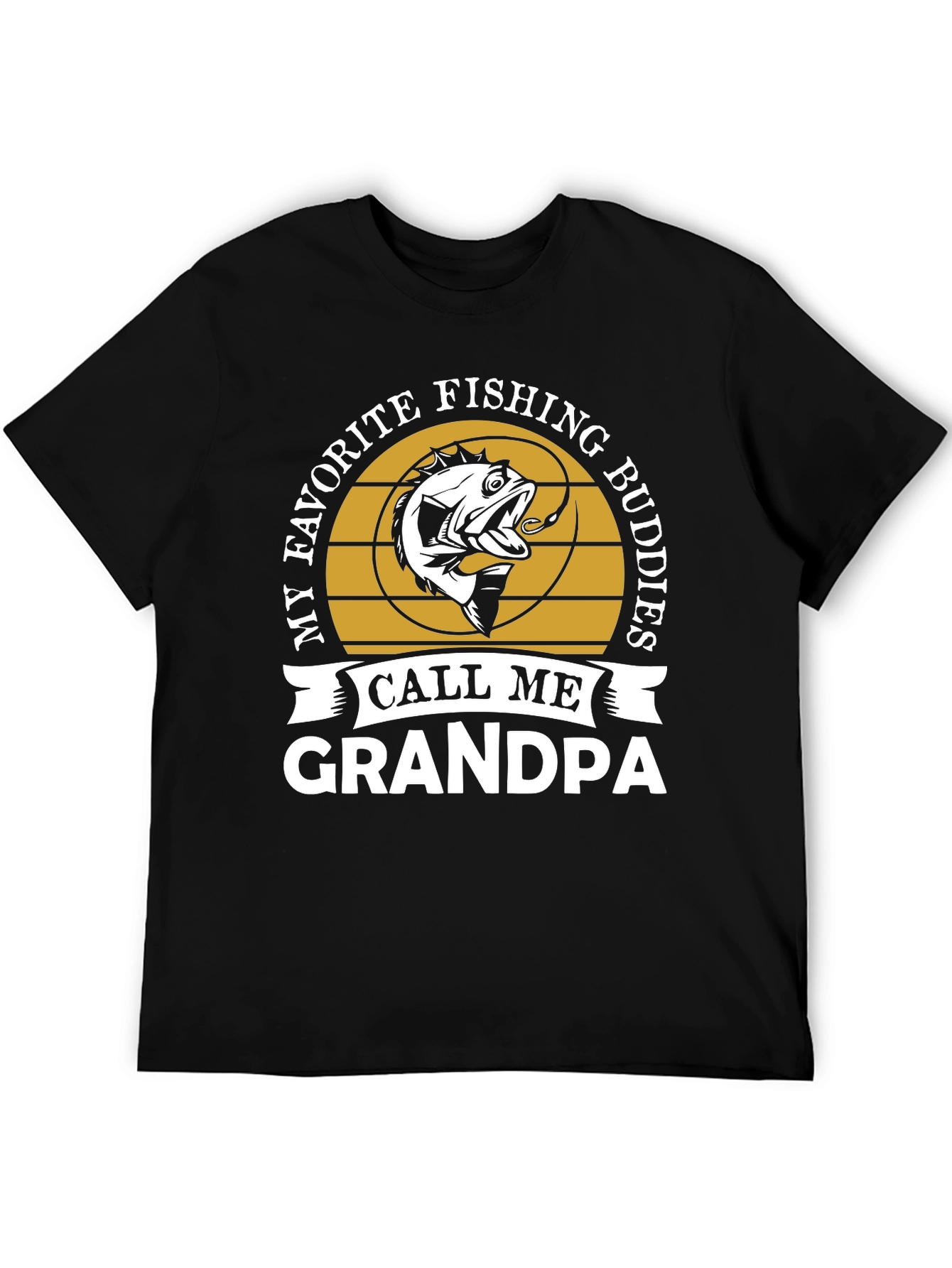 My Favorite Fishing Buddies Call Me Grandpa T-Shirt
