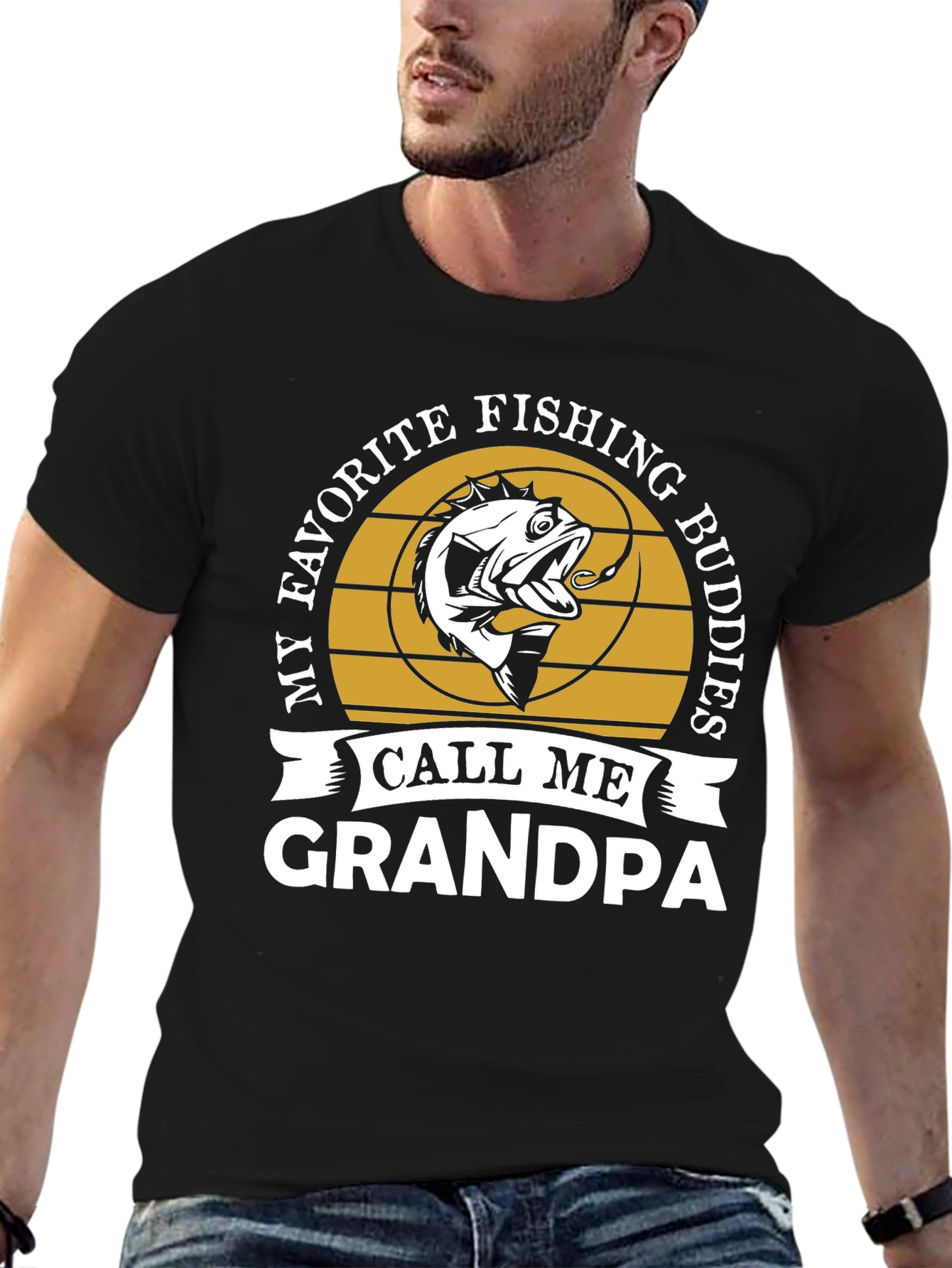 My Favorite Fishing Buddies Call Me Grandpa T-Shirt
