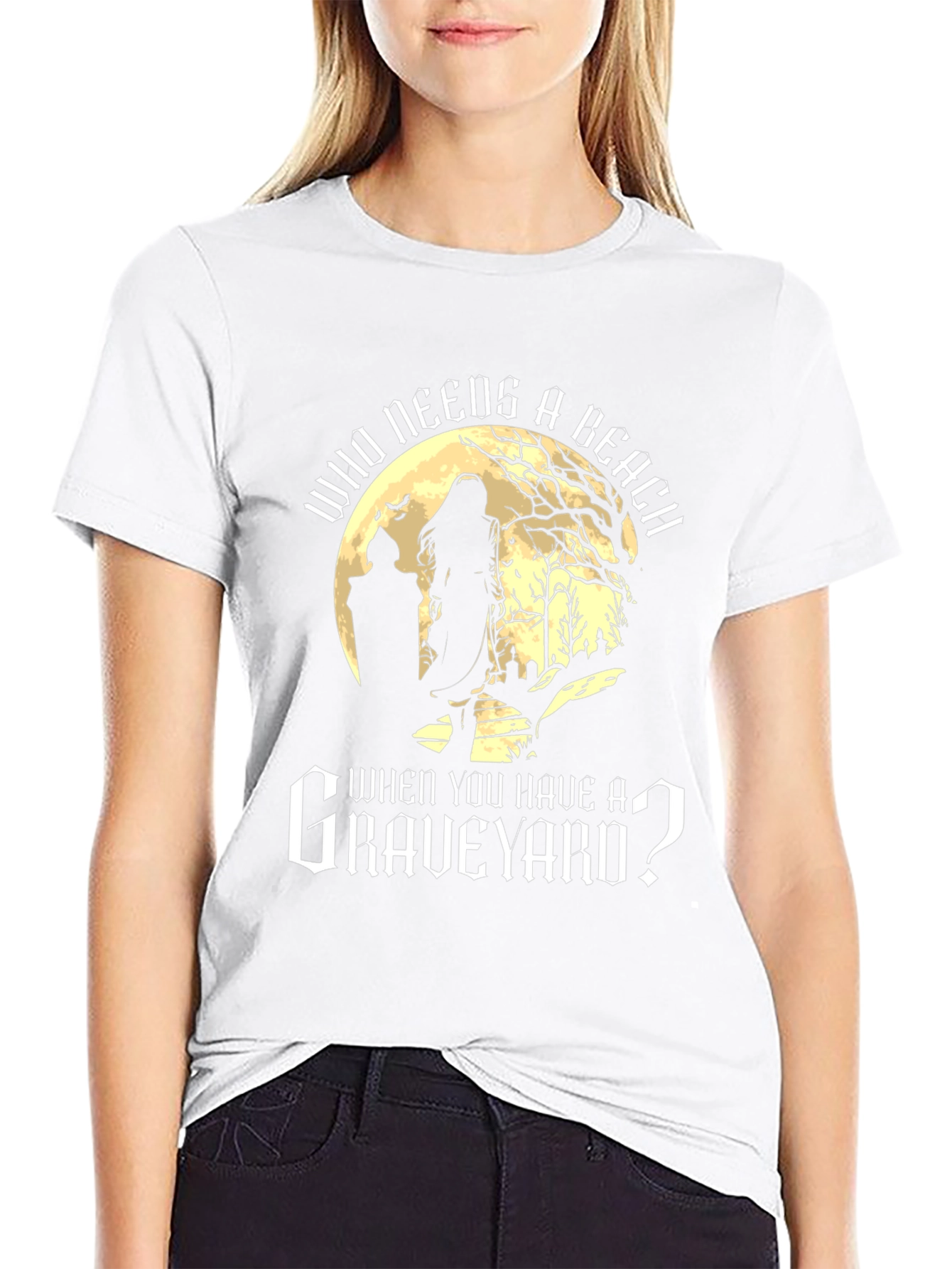 Graveyard T-Shirt: Who Needs a Beach?